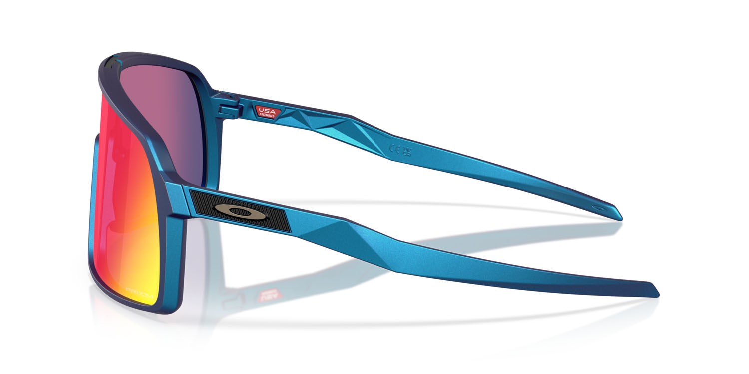 Sonnenbrillen Oakley Sutro OO 9406 (9406C1) farbe ciano opaco/blu colorshift form maske gläser prizm road