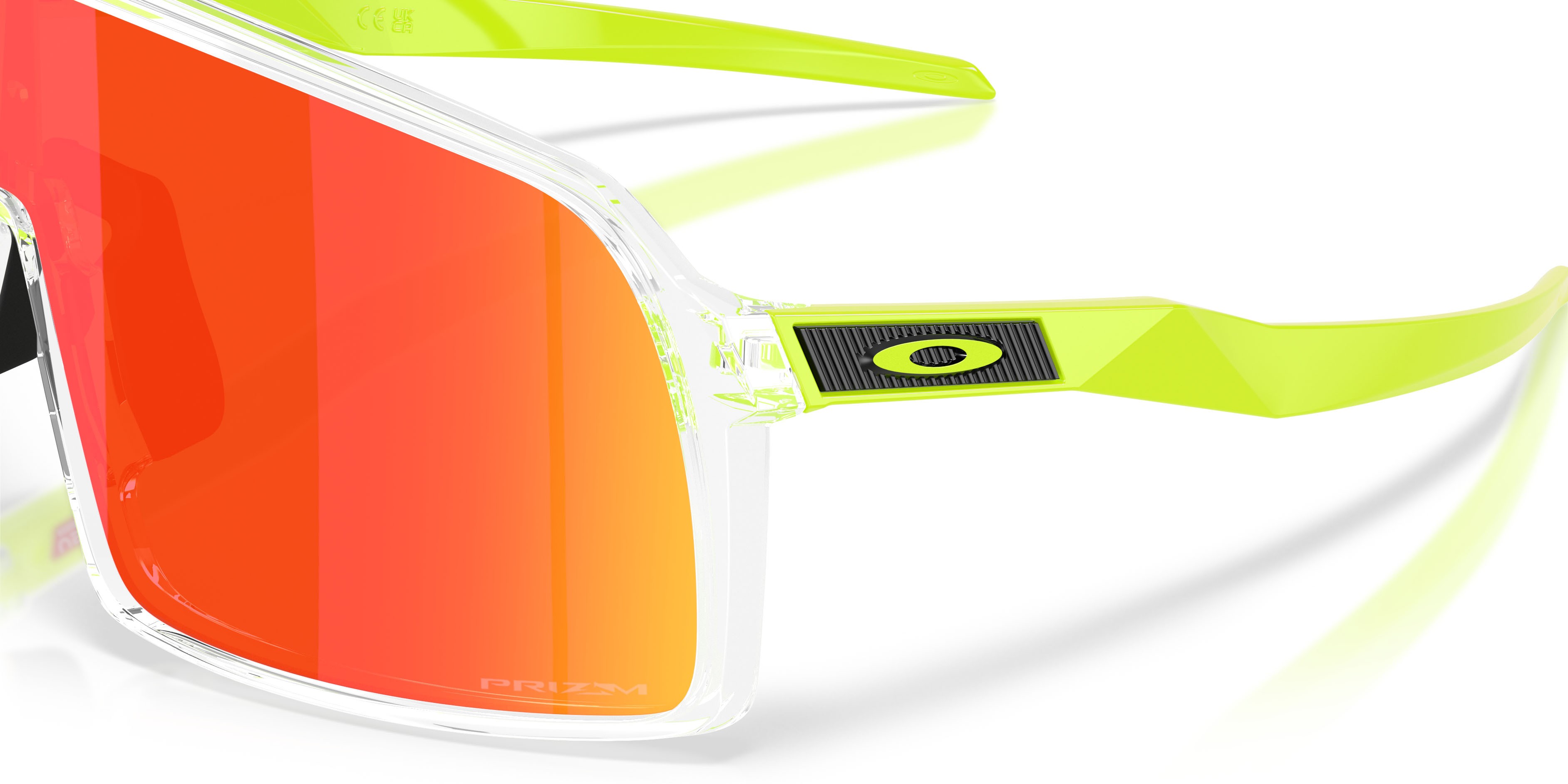Sonnenbrillen Oakley Sutro OO 9406 (9406D2) farbe trasparente form maske gläser prizm ruby