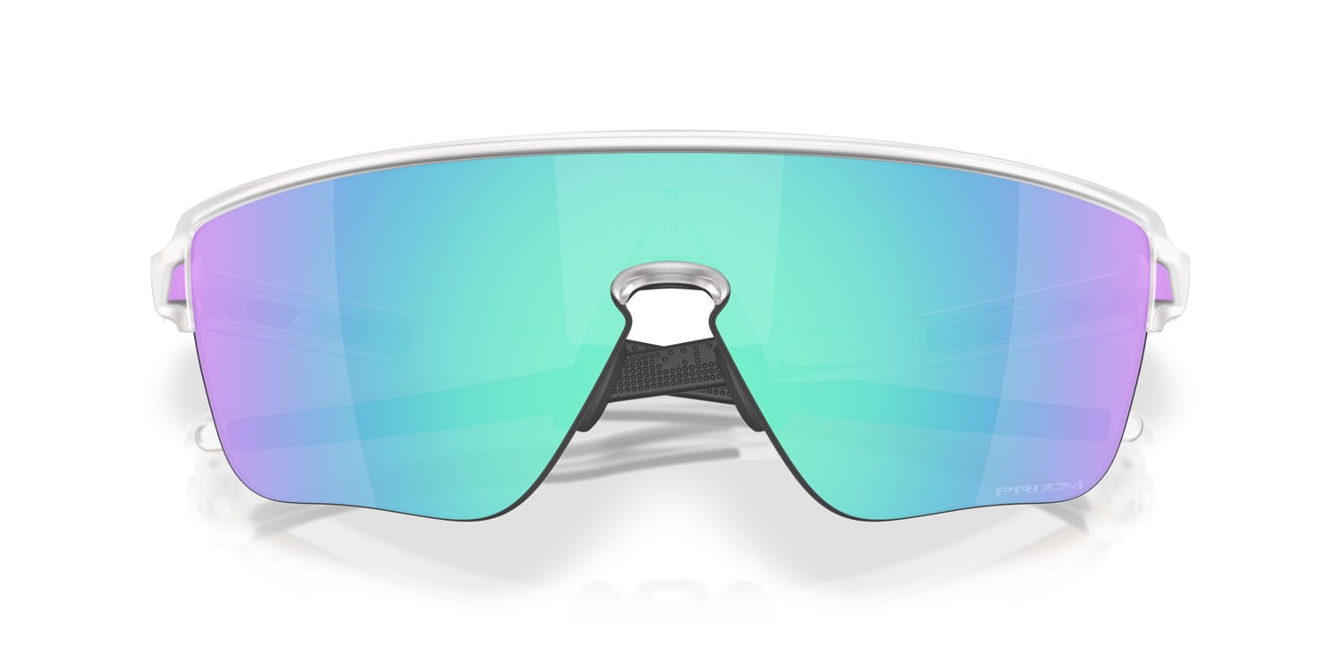 Sonnenbrillen Oakley Corridor SQ OO 9415 (941505) farbe trasparente opaco form rechteckig gläser prizm sapphire