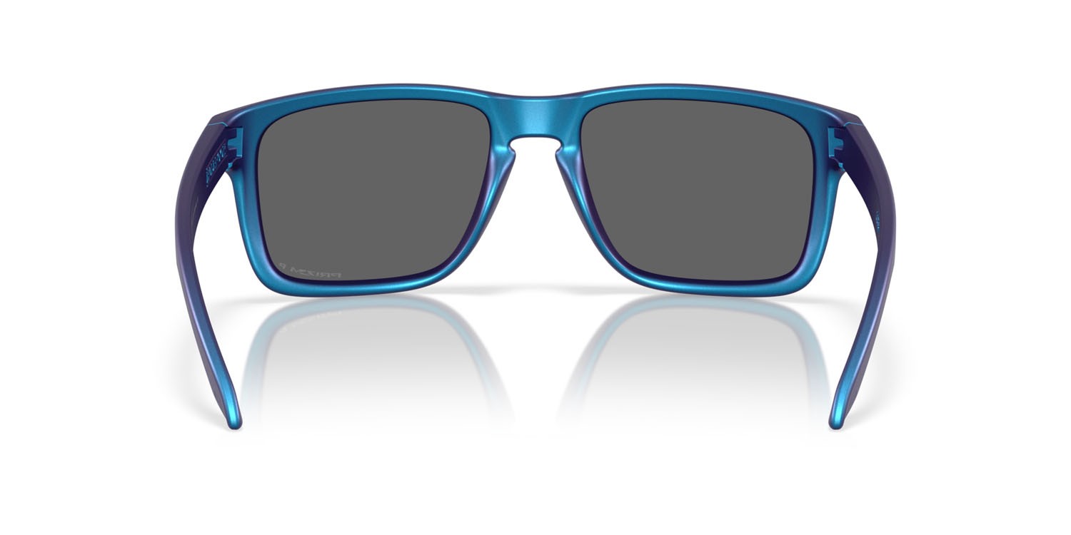 Sonnenbrillen Oakley Holbrook XL OO 9417 (941747) farbe ciano opaco/blu colorshift form quadratisch gläser prizm black polarized