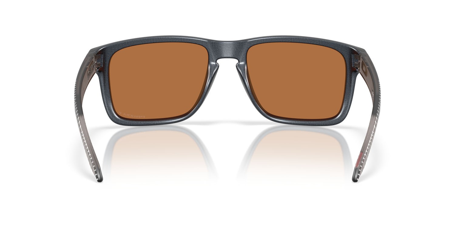 Occhiali da sole Oakley Holbrook XL OO 9417 (941749) colore acciaio blu forma quadrato lenti prizm bronze polarized
