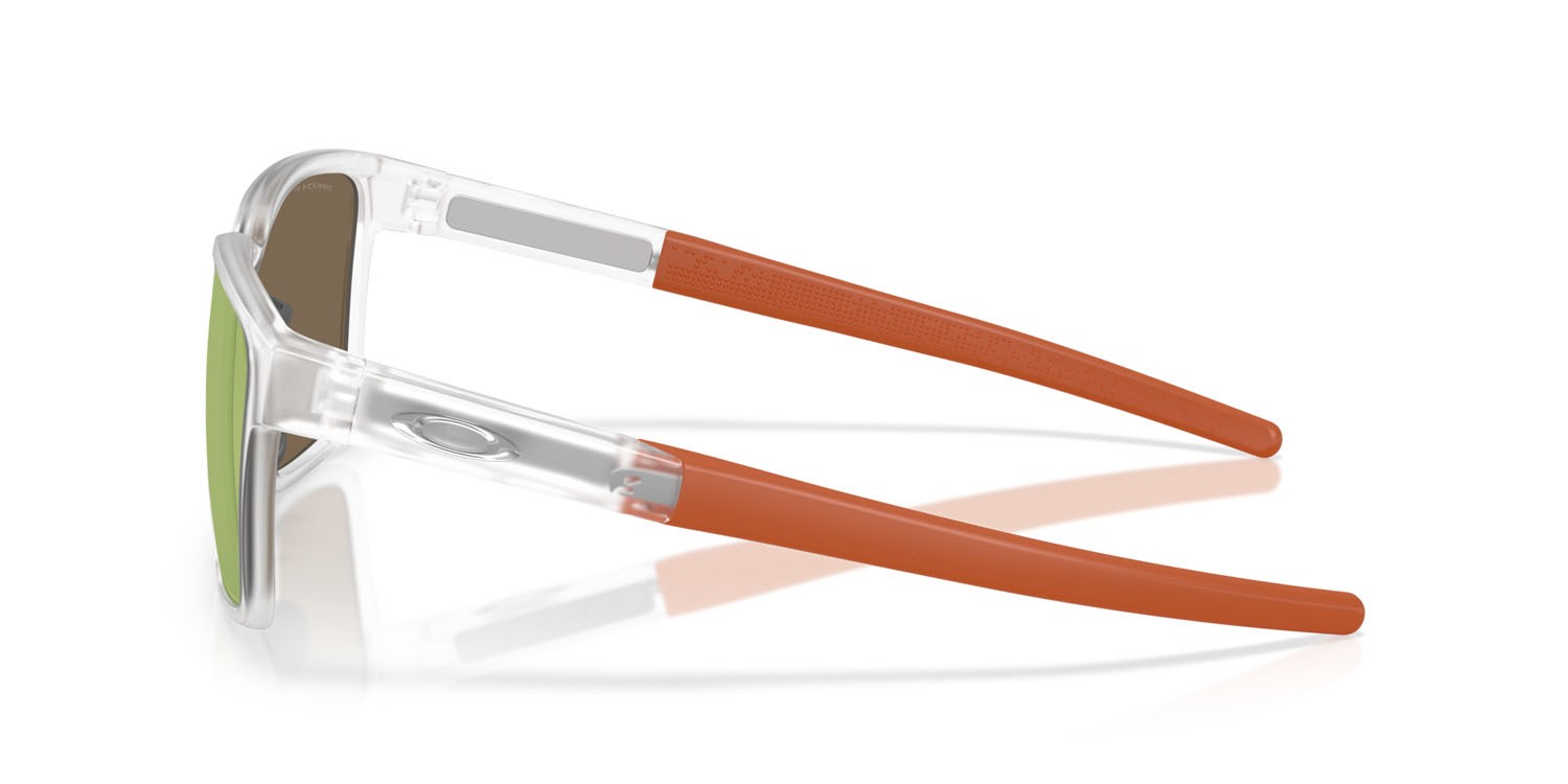 Sonnenbrillen Oakley Actuator SQ OO 9430 (943007) farbe trasparente opaco form rechteckig gläser prizm rose gold polarized