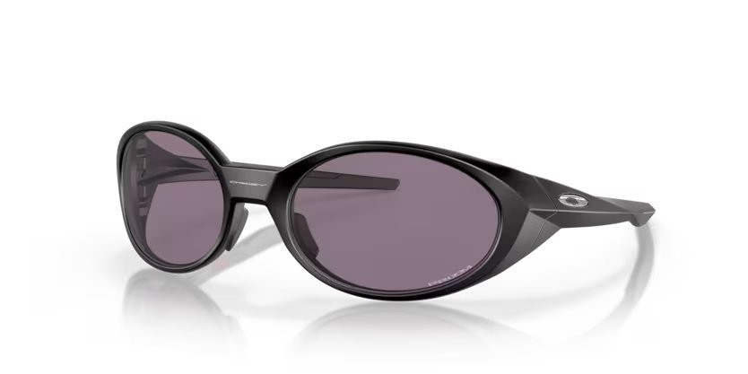 Occhiali da sole Oakley Eyejacket redux OO 9438 (943801) colore matte black forma rettangolare lenti prizm grey