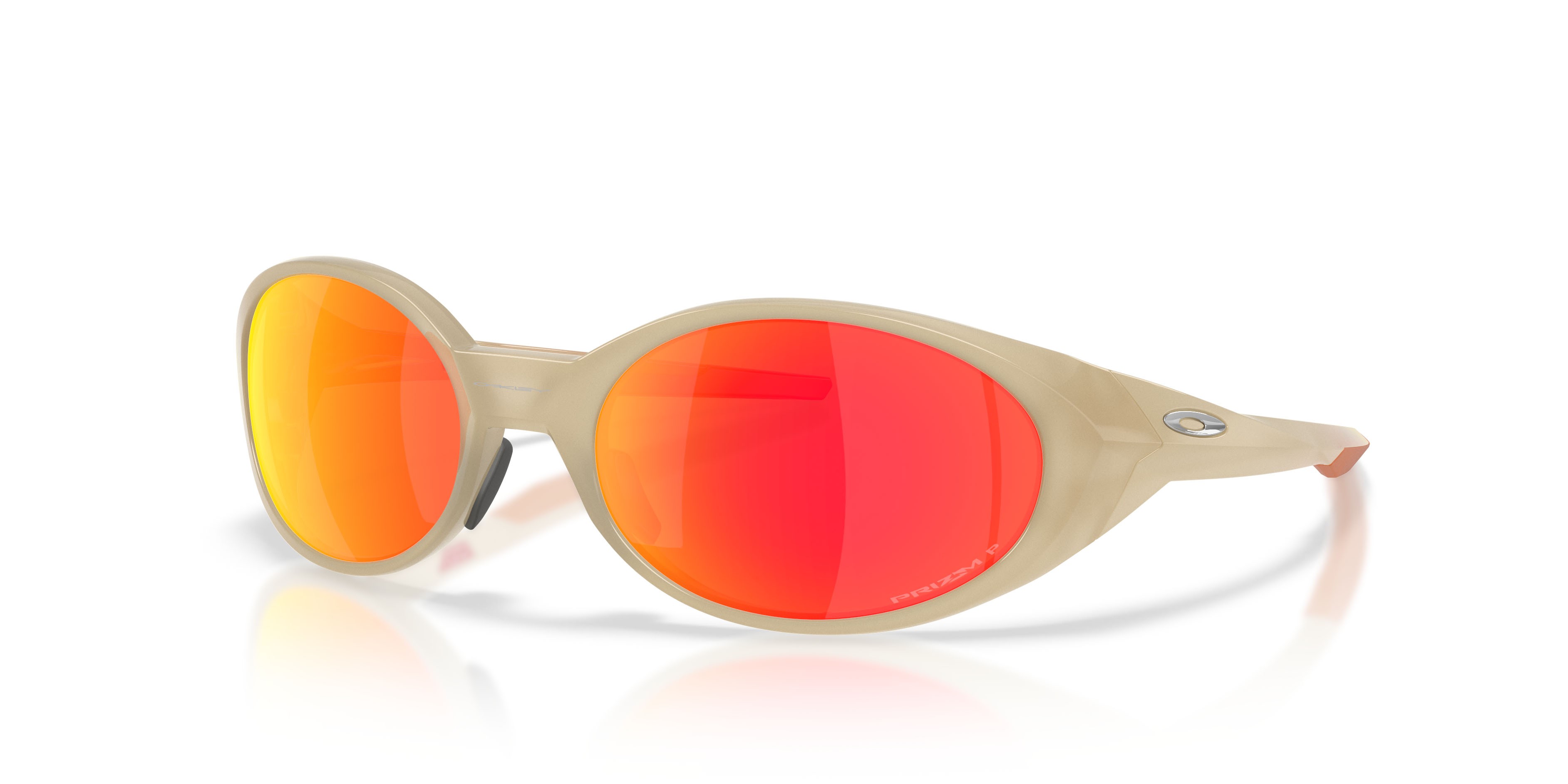 Occhiali da sole Oakley Eyejacket Redux OO 9438 (943834) colore tempesta di sabbia forma rettangolare lenti prizm ruby polarized