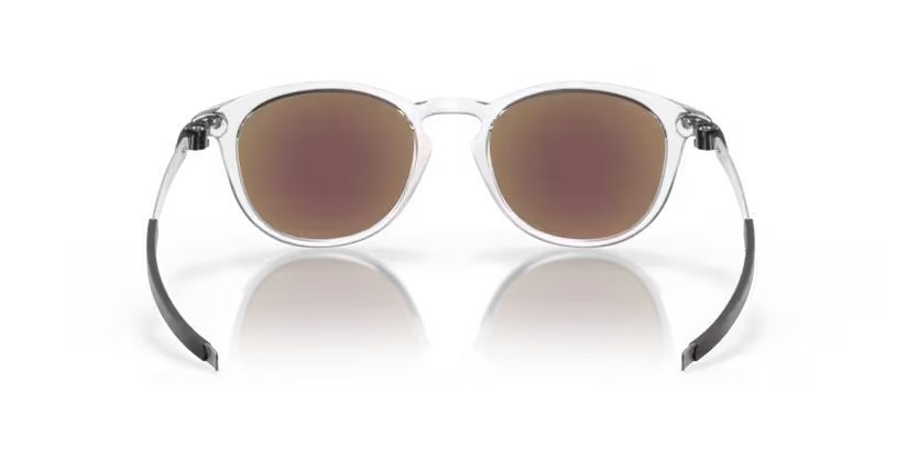 Sonnenbrillen Oakley Pitchman r OO 9439 (943904) farbe polished clear form rund gläser prizm sapphire