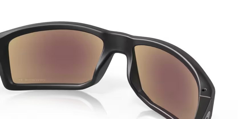 Sonnenbrillen Oakley Gibston OO 9449 (944912) farbe matte black form quadratisch gläser prizm sapphr iridium polarized