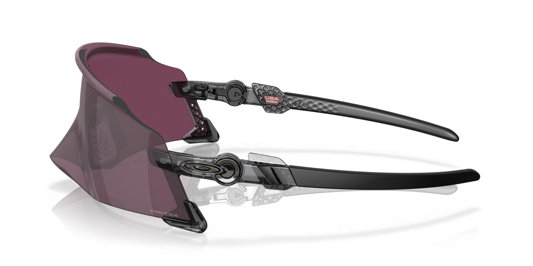 Sonnenbrillen Oakley Kato OO 9455M (945518) farbe grigio fumo form maske gläser prizm road black