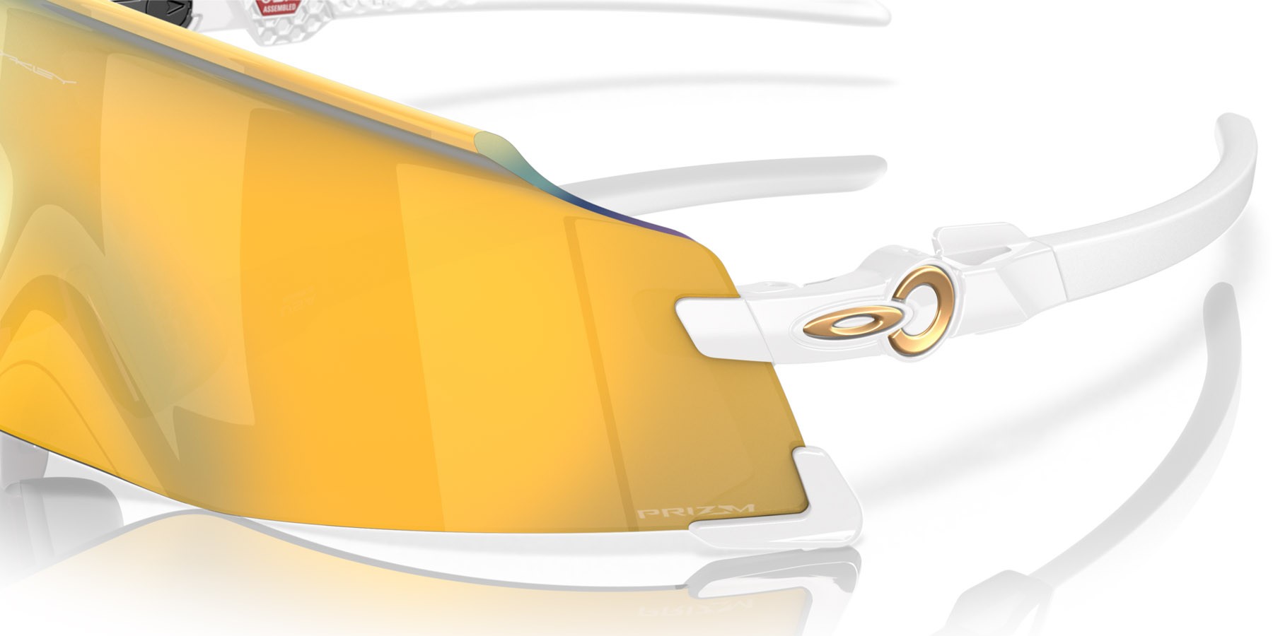 Sunglasses Oakley Kato Mark Cavendish Edition OO 9455M (945524) color cavendish white shape mask lenses prizm 24k