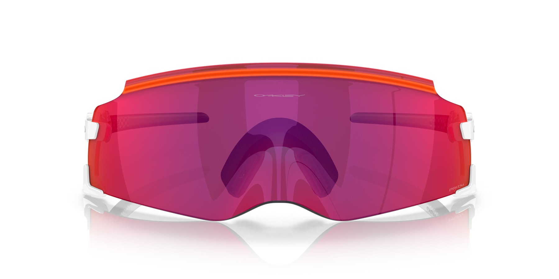 Occhiali da sole Oakley Kato OO 9455M (945527) colore bianco forma mask lenti prizm road