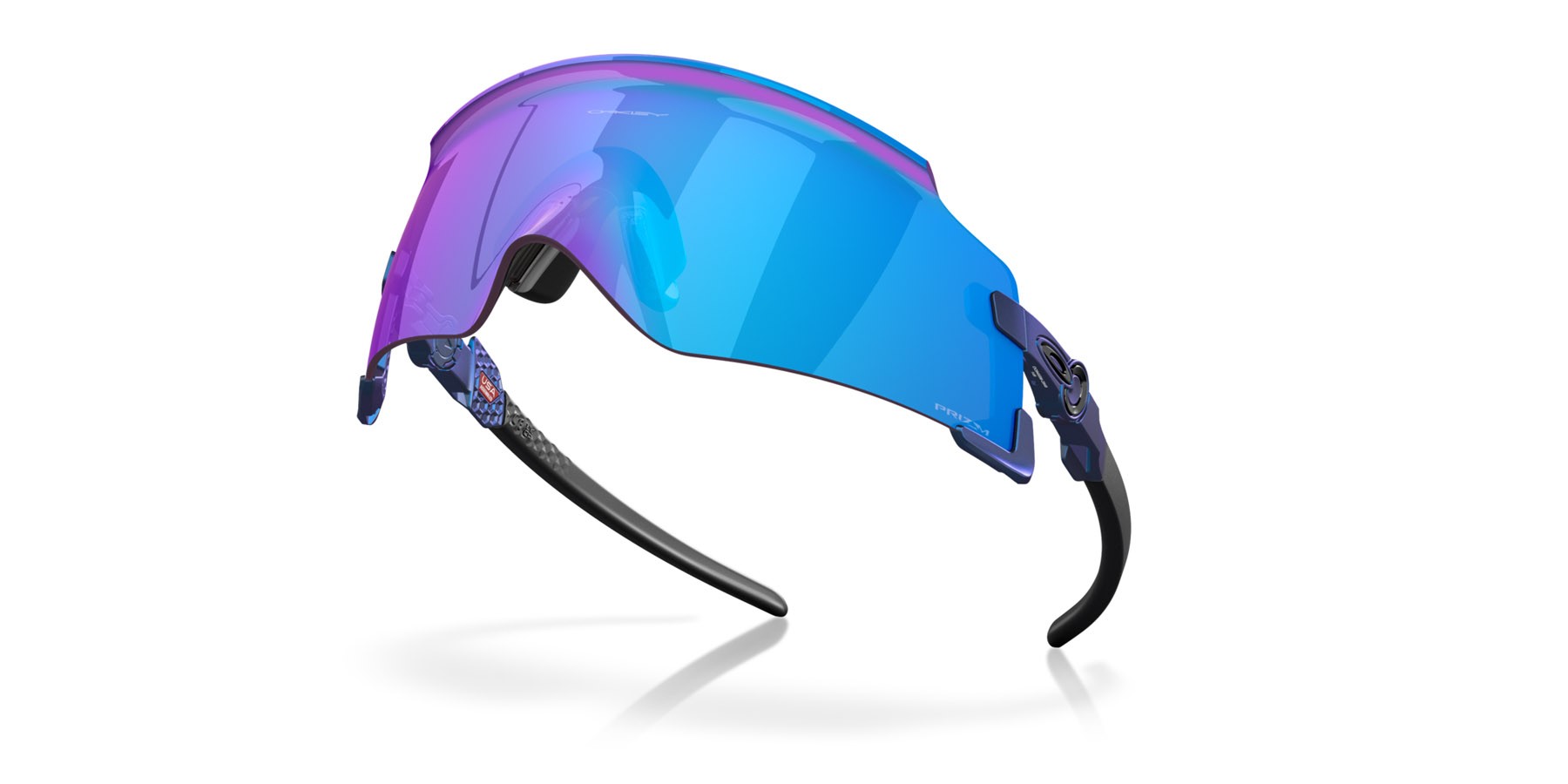 Sonnenbrillen Oakley Kato OO 9455M (945529) farbe ciano opaco/blu colorshift form maske gläser prizm sapphire