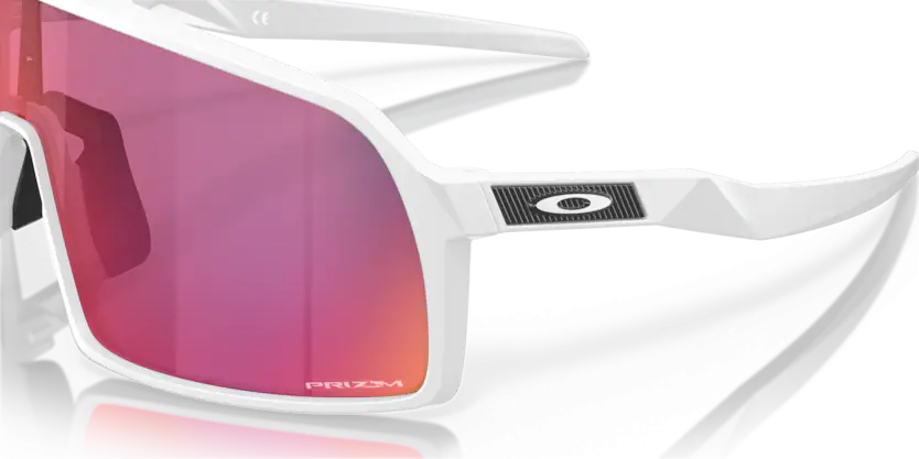Sonnenbrillen Oakley Sutro s OO 9462 (946205) farbe matte white form rechteckig gläser prizm road
