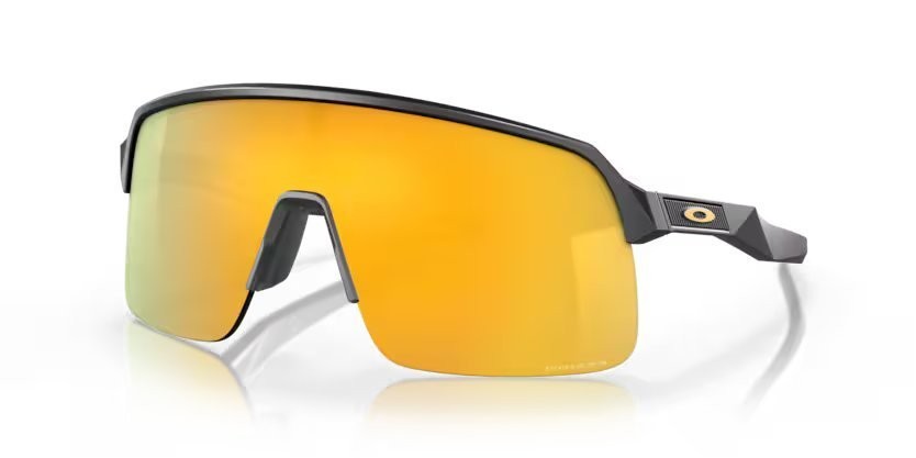 Occhiali da sole Oakley Sutro lite OO 9463 (946313) colore matte carbon forma rettangolare lenti prizm 24k