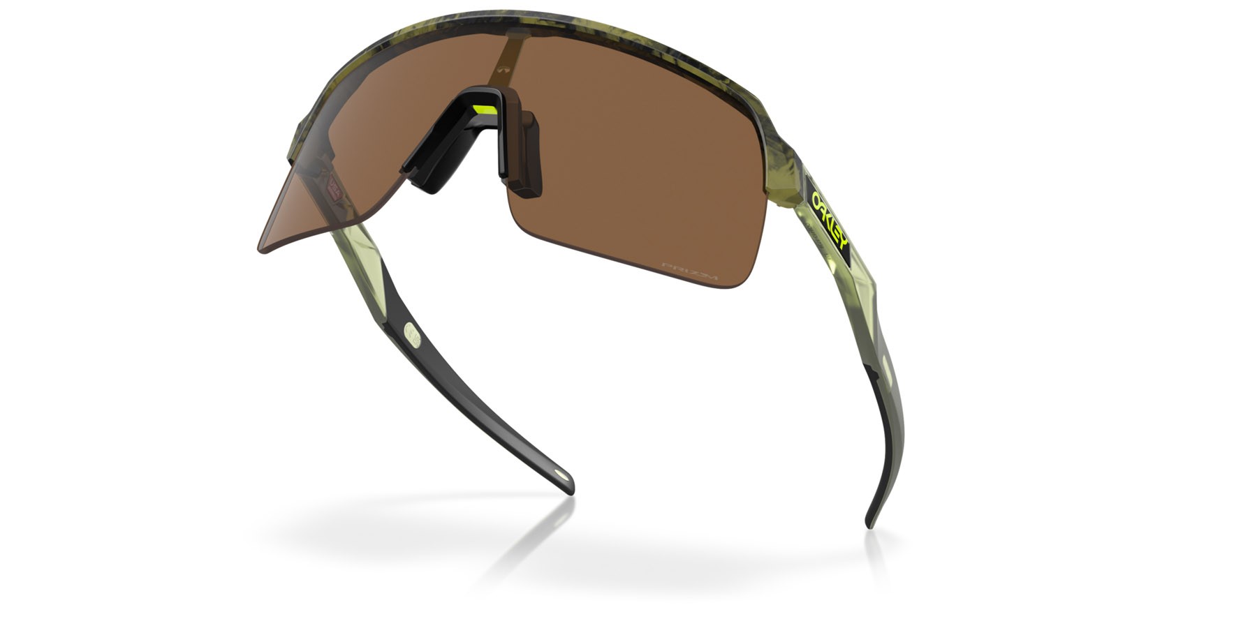 Sonnenbrillen Oakley Sutro Lite OO 9463 (946357) farbe matte transparent fern swirl form maske gläser prizm bronze