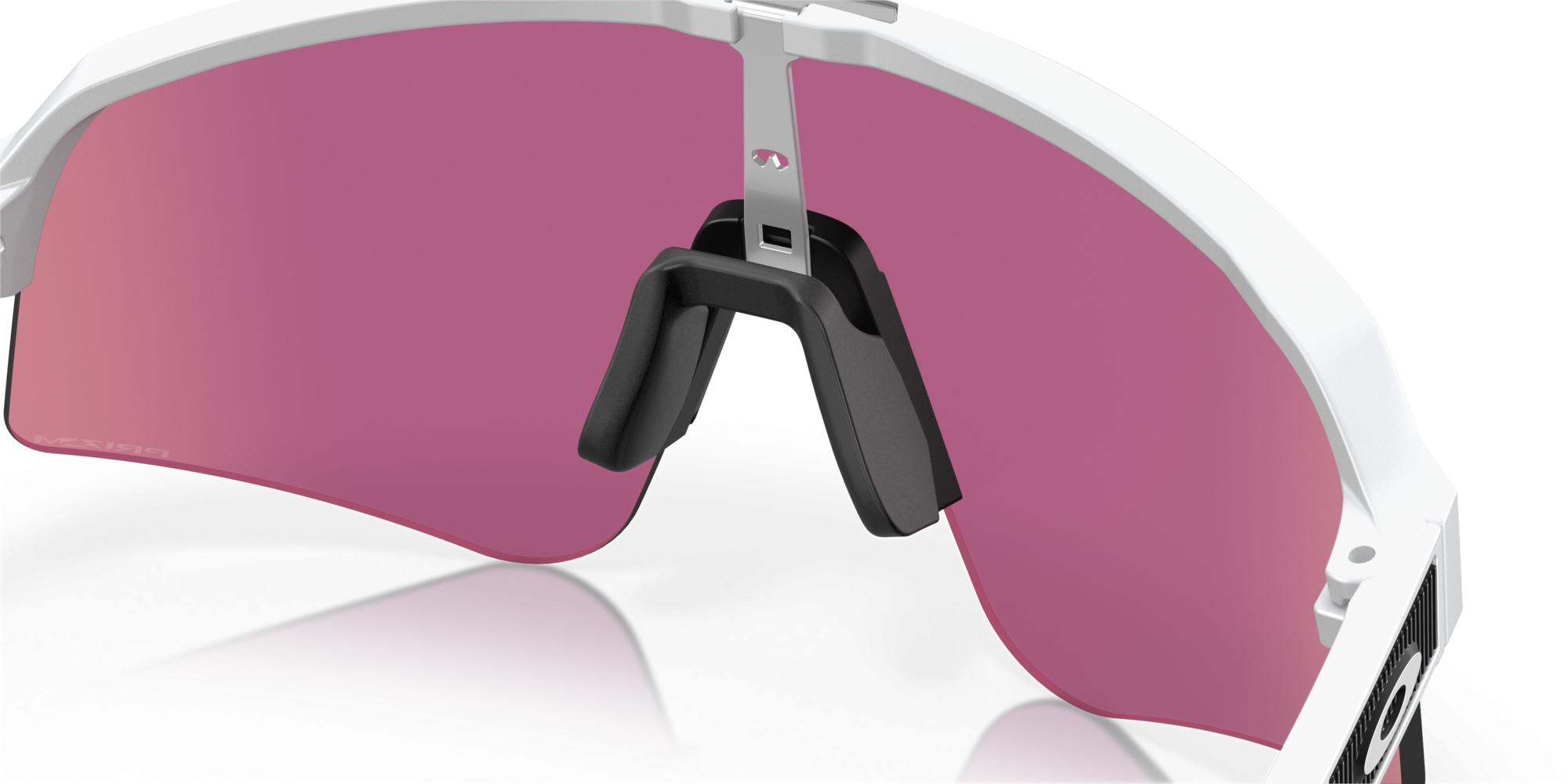 Occhiali da sole Oakley Sutro Lite Sweep OO 9465 (946504) colore matte white forma rettangolare lenti prizm road jade