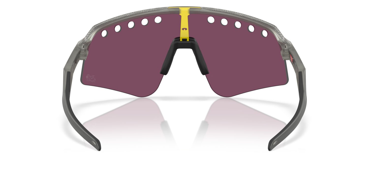 Occhiali da sole Oakley Sutro Lite Sweep Tour de France OO 9465 (946532) colore tour de france grigio opaco/inchiostro forma mask lenti prizm road black
