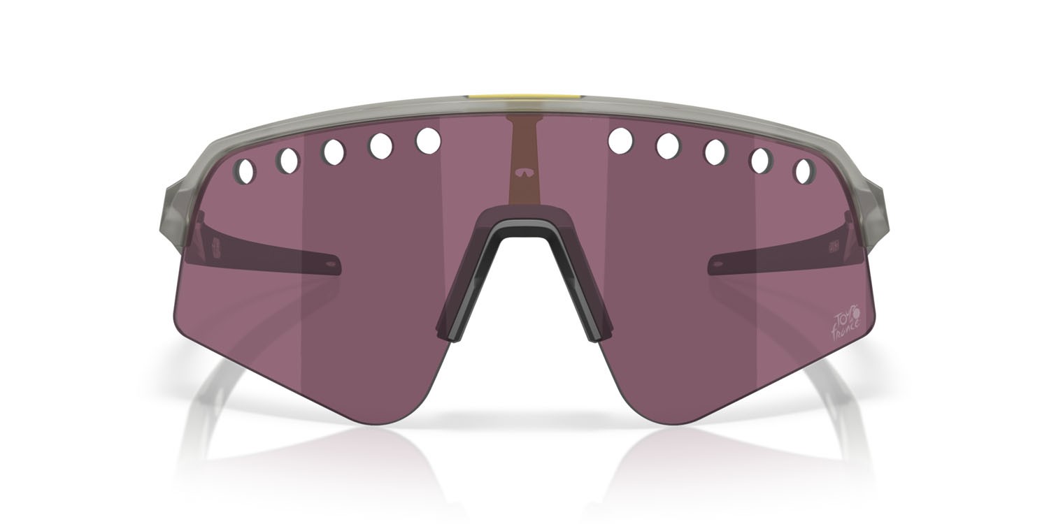 Occhiali da sole Oakley Sutro Lite Sweep Tour de France OO 9465 (946532) colore tour de france grigio opaco/inchiostro forma mask lenti prizm road black