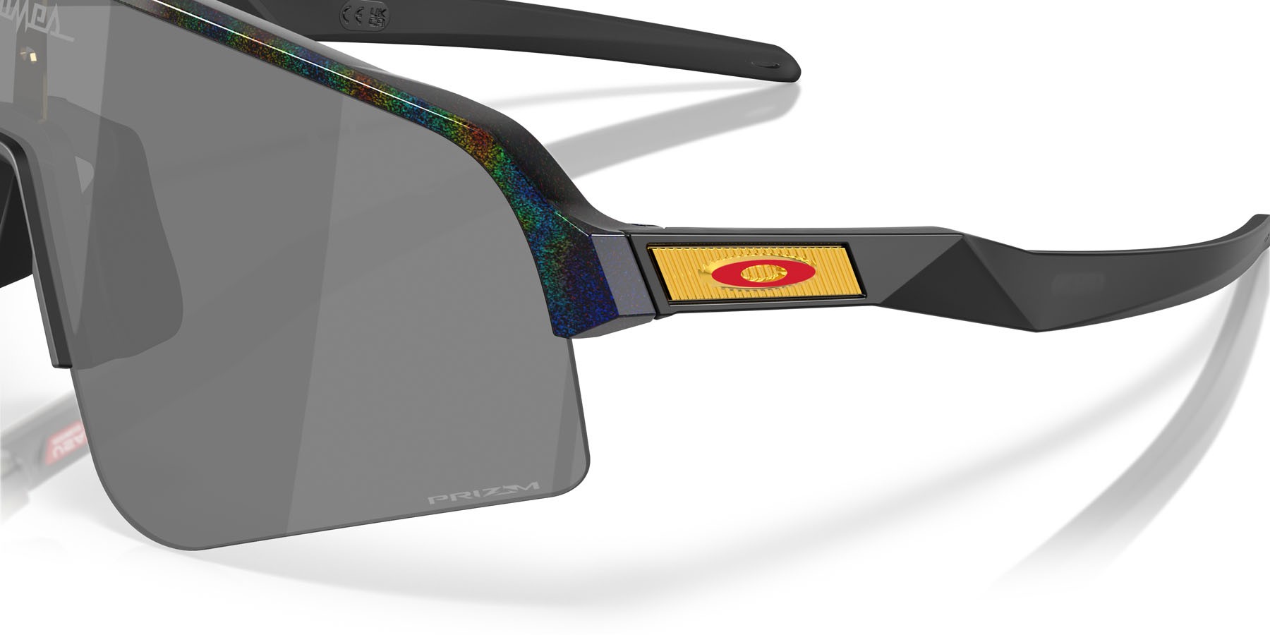 Occhiali da sole Oakley Sutro Lite Sweep Patrick Mahomes II Collection OO 9465 (946534) colore galaxy scuro forma mask lenti prizm black