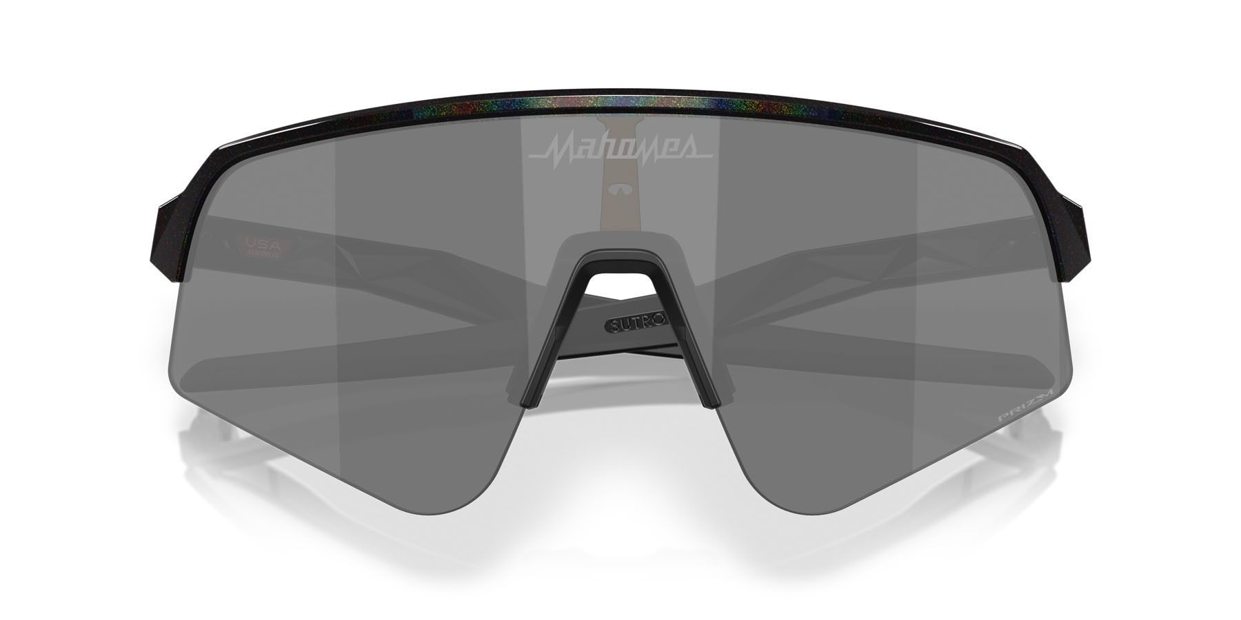 Occhiali da sole Oakley Sutro Lite Sweep Patrick Mahomes II Collection OO 9465 (946534) colore galaxy scuro forma mask lenti prizm black