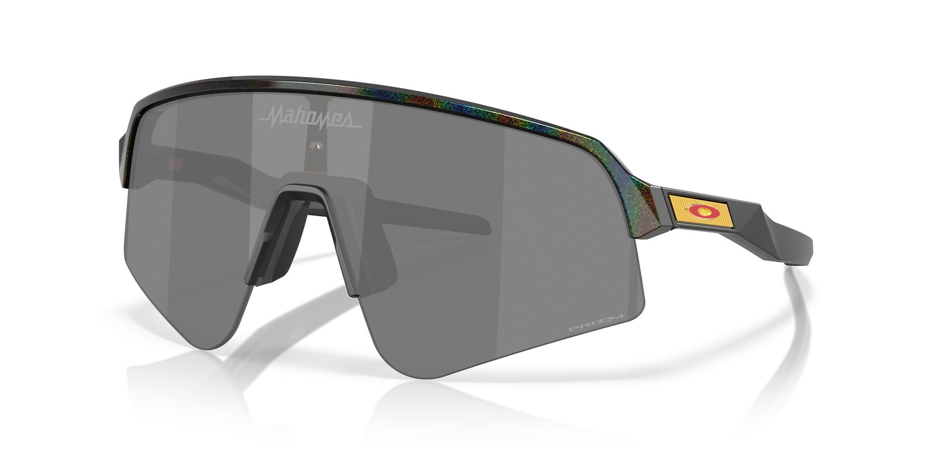 Occhiali da sole Oakley Sutro Lite Sweep Patrick Mahomes II Collection OO 9465 (946534) colore galaxy scuro forma mask lenti prizm black