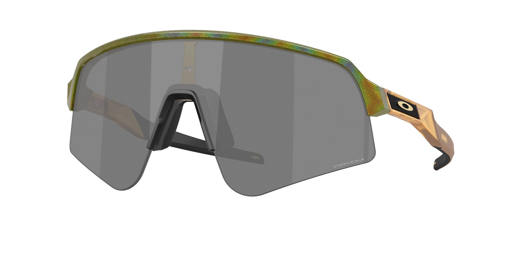 Occhiali da sole Oakley Sutro Lite Sweep OO 9465 (946535) colore polvere di stelle felce forma mask lenti prizm black