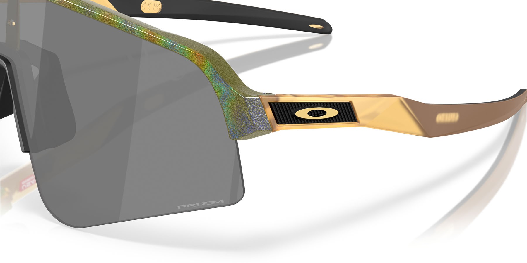 Occhiali da sole Oakley Sutro Lite Sweep OO 9465 (946535) colore polvere di stelle felce forma mask lenti prizm black