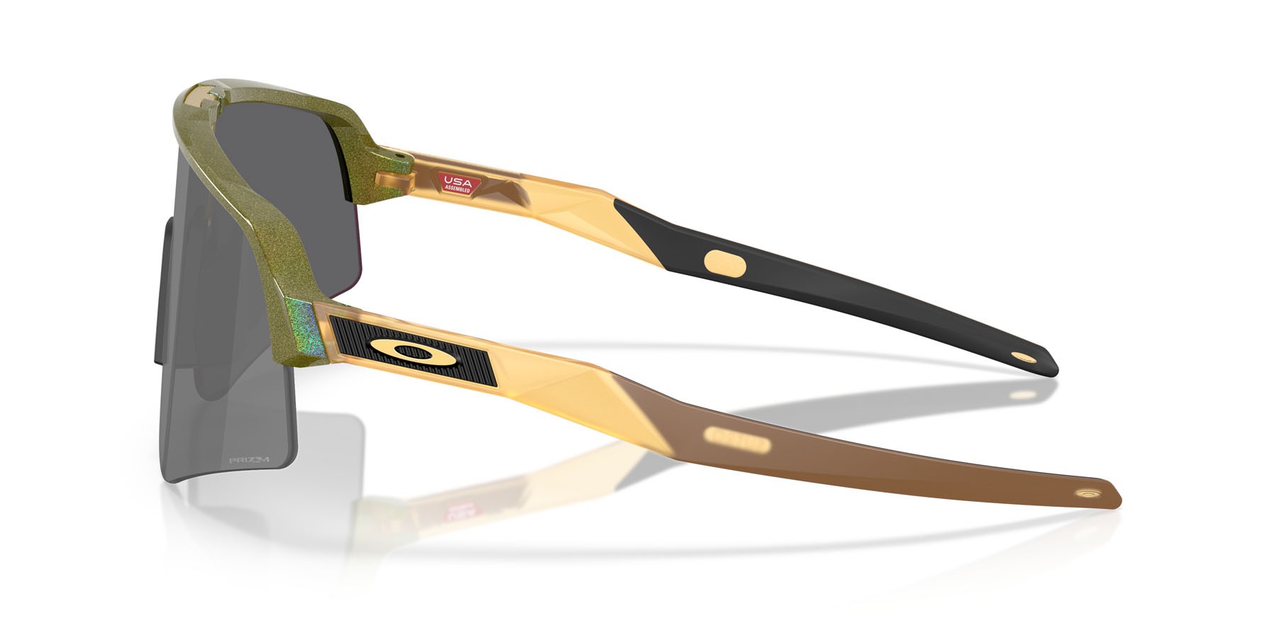 Occhiali da sole Oakley Sutro Lite Sweep OO 9465 (946535) colore polvere di stelle felce forma mask lenti prizm black