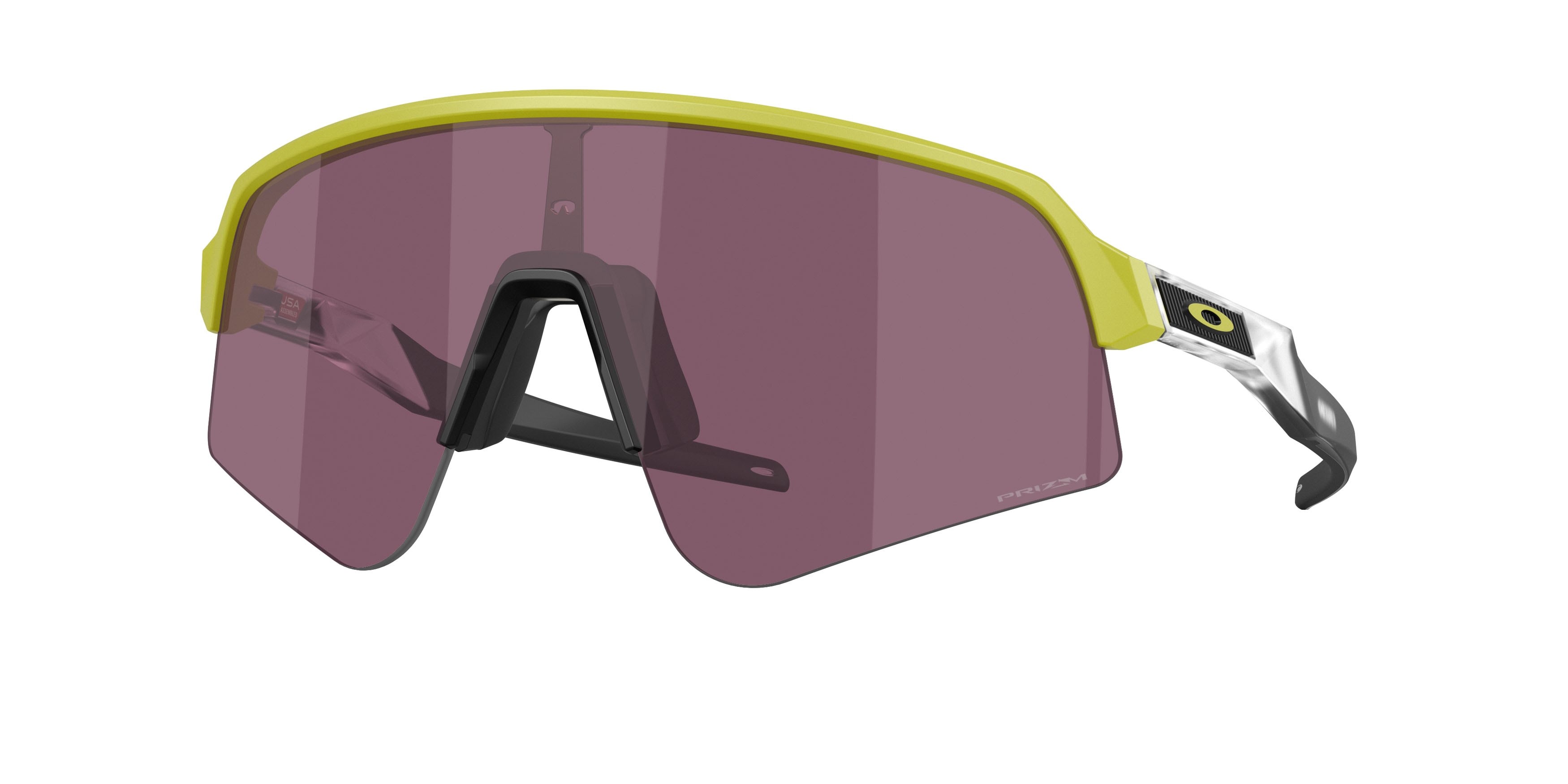 Occhiali da sole Oakley Sutro Lite Sweep OO 9465 (946537) colore cactus forma mask lenti prizm road black