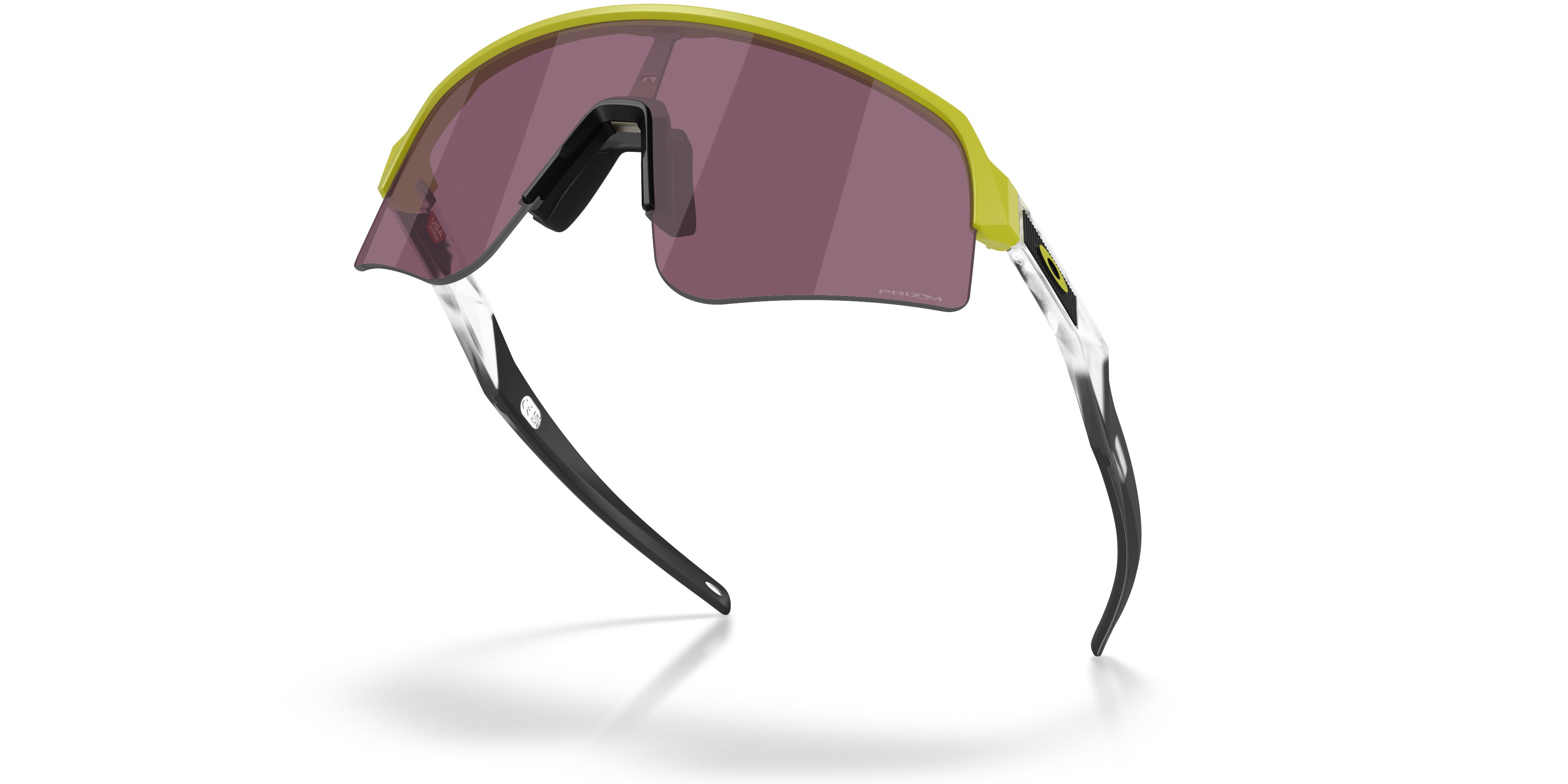 Occhiali da sole Oakley Sutro Lite Sweep OO 9465 (946537) colore cactus forma mask lenti prizm road black