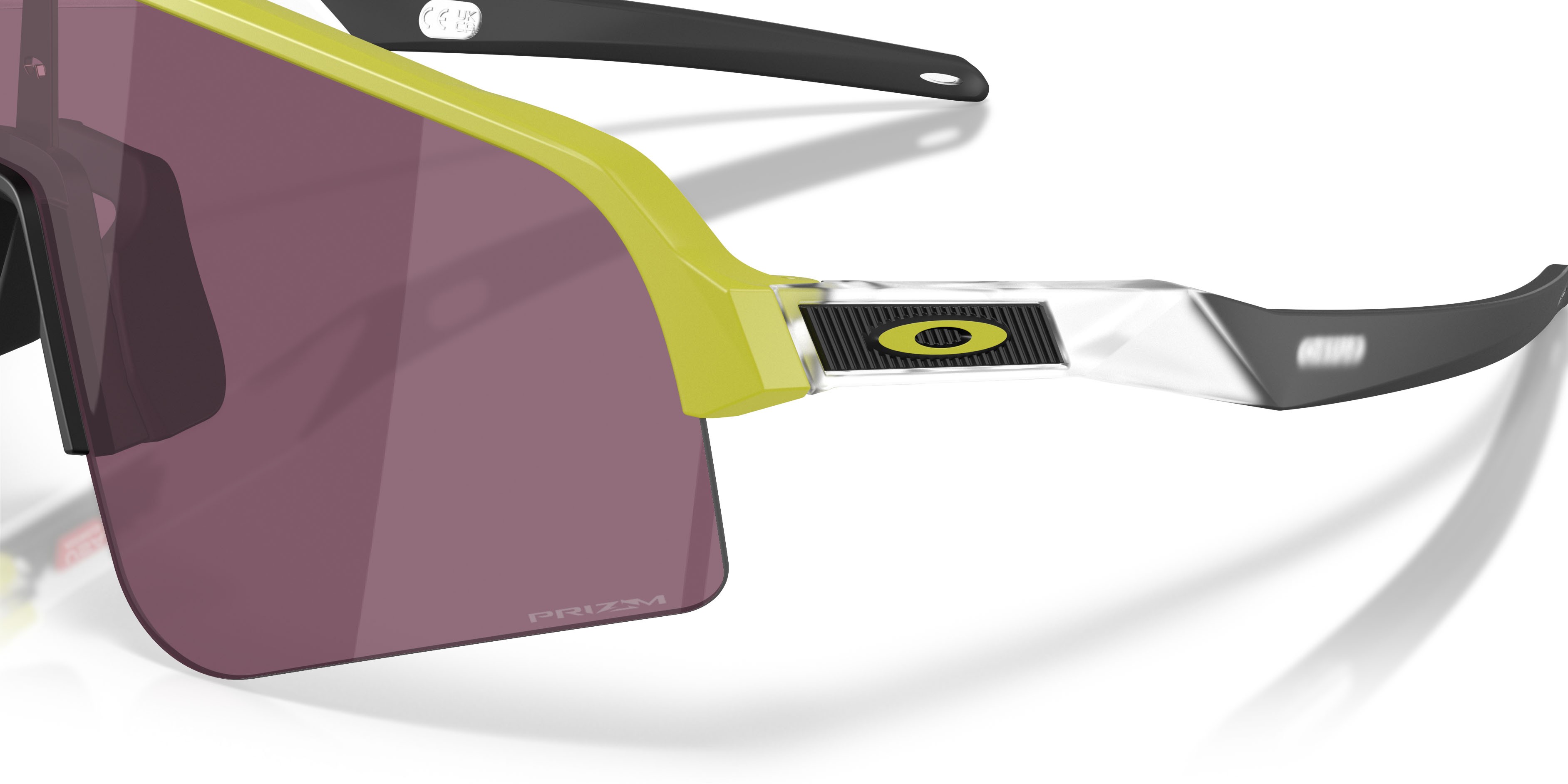 Occhiali da sole Oakley Sutro Lite Sweep OO 9465 (946537) colore cactus forma mask lenti prizm road black