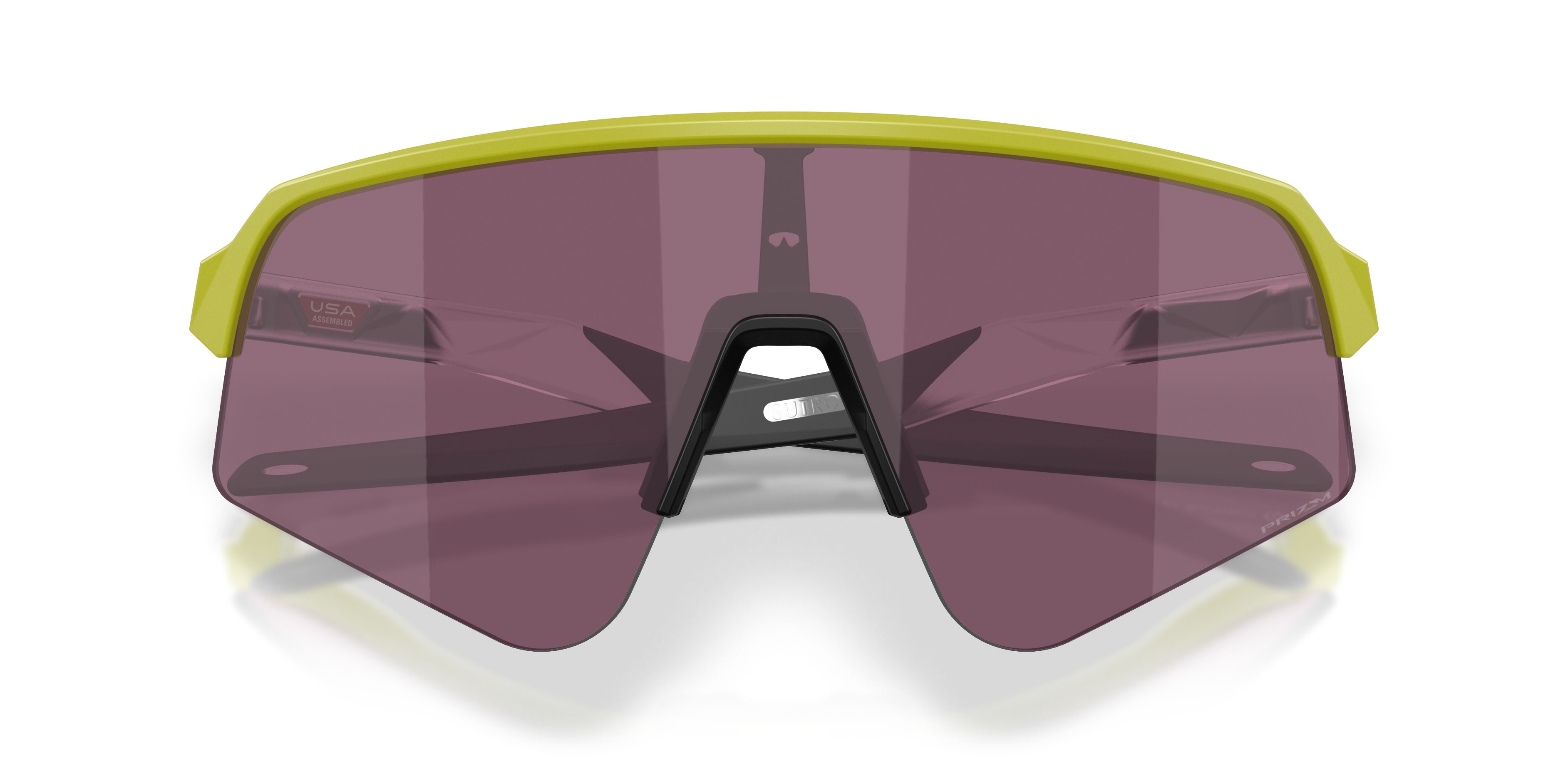 Occhiali da sole Oakley Sutro Lite Sweep OO 9465 (946537) colore cactus forma mask lenti prizm road black