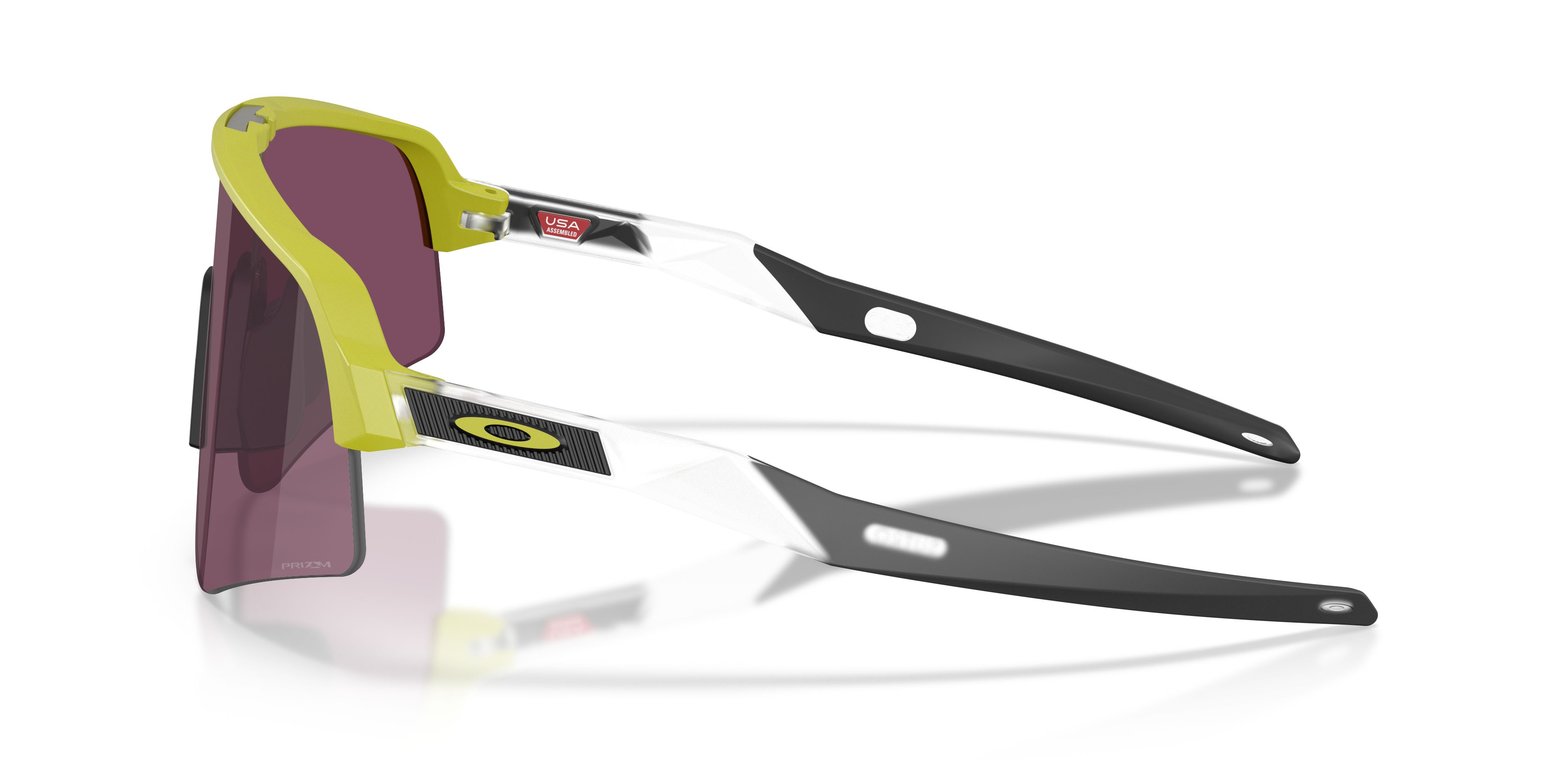 Occhiali da sole Oakley Sutro Lite Sweep OO 9465 (946537) colore cactus forma mask lenti prizm road black