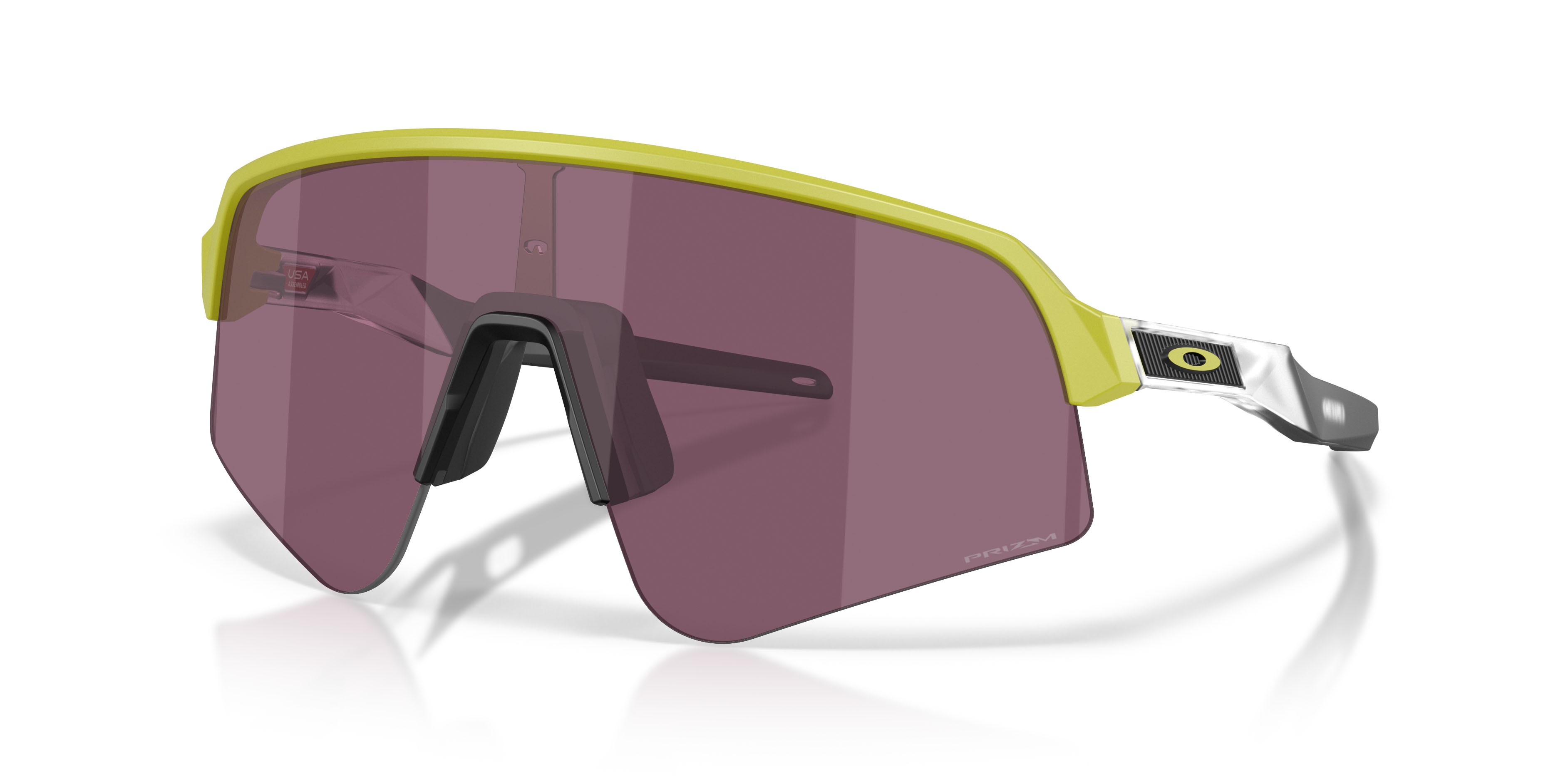 Occhiali da sole Oakley Sutro Lite Sweep OO 9465 (946537) colore cactus forma mask lenti prizm road black