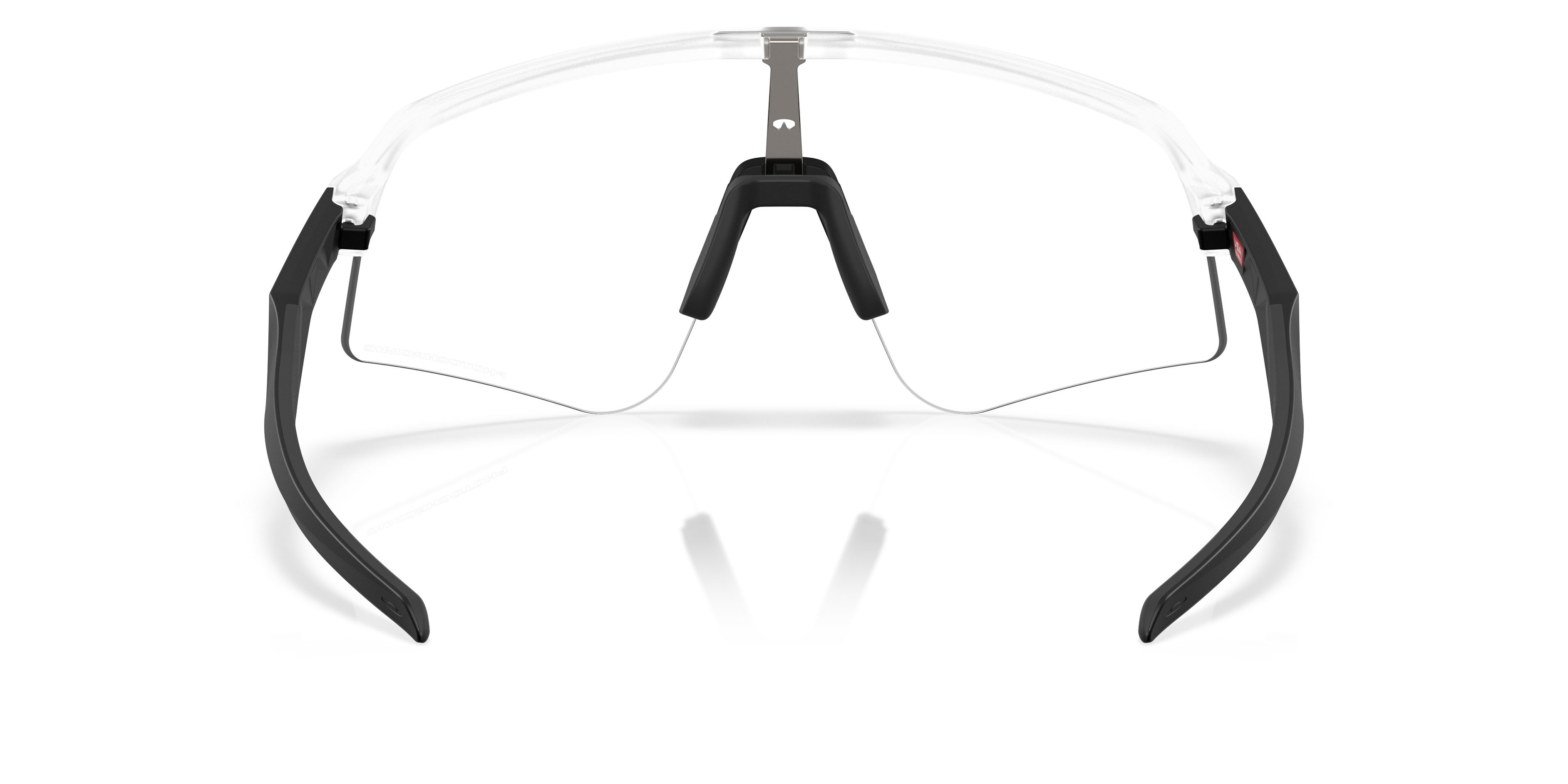 Occhiali da sole Oakley Sutro Lite Sweep OO 9465 (946539) colore trasparente opaco forma mask lenti clear to black iridium photochromic