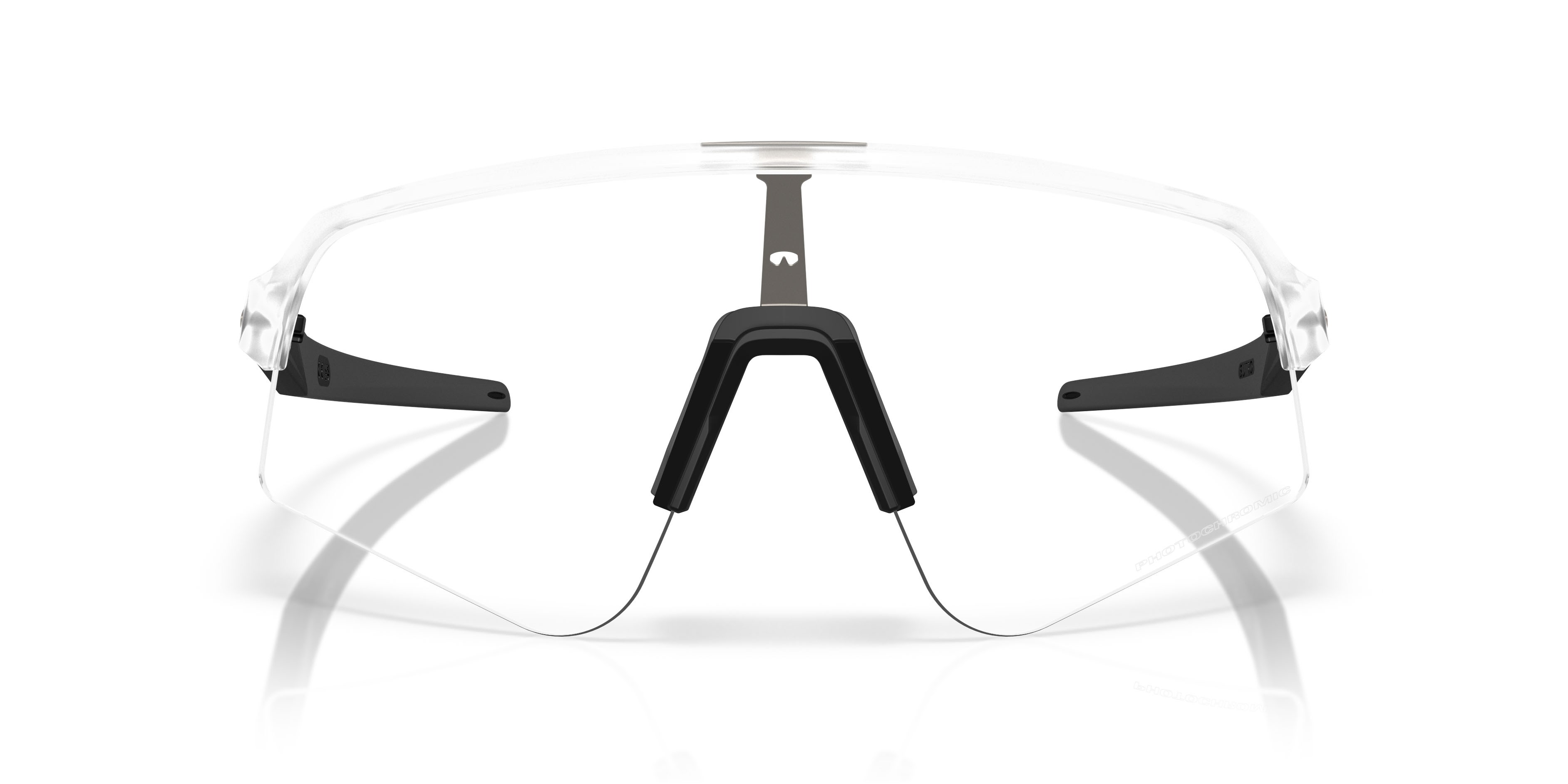 Occhiali da sole Oakley Sutro Lite Sweep OO 9465 (946539) colore trasparente opaco forma mask lenti clear to black iridium photochromic