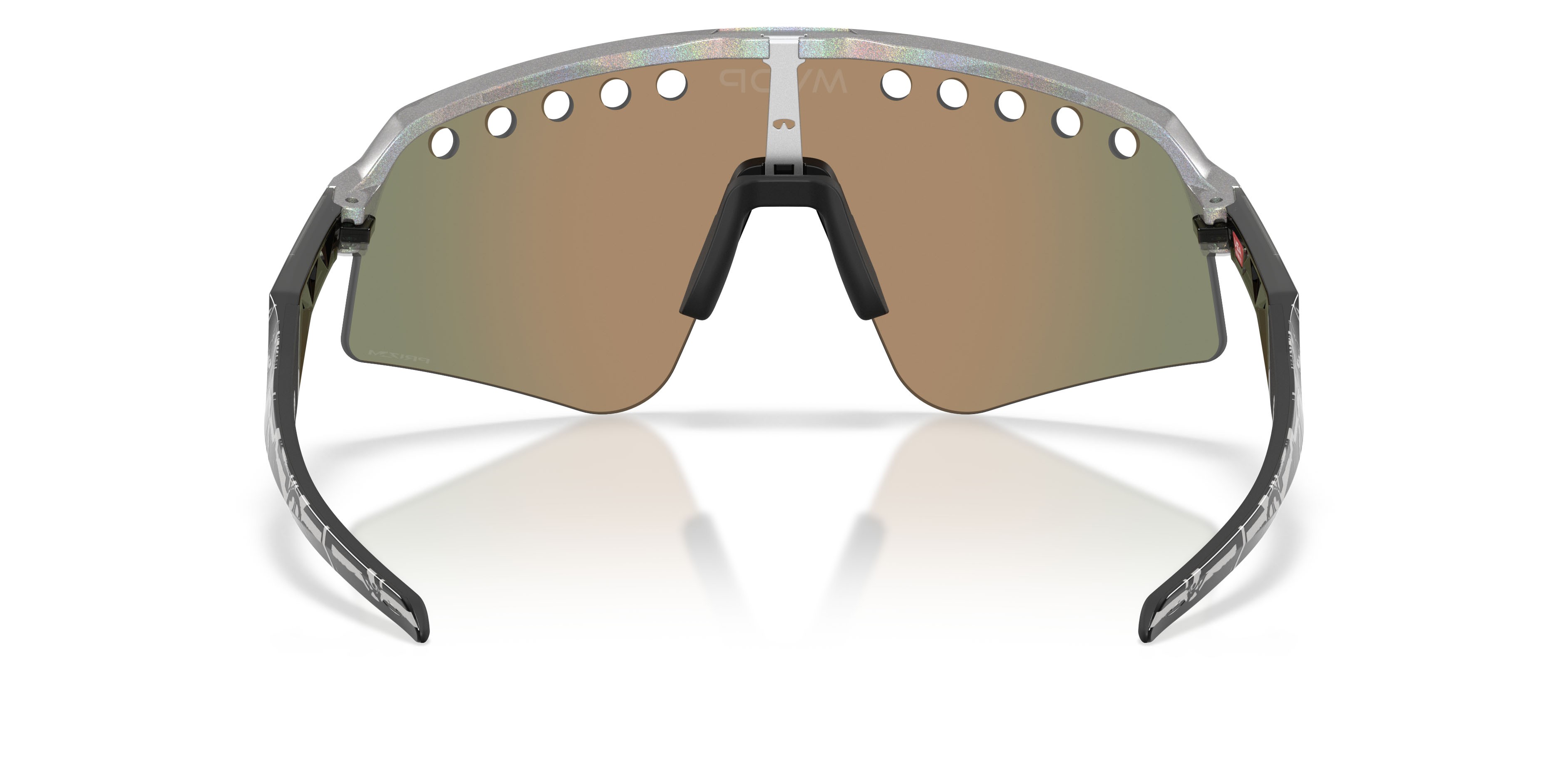 Occhiali da sole Oakley Sutro Lite Sweep Mathieu Van Der Poel Signature OO 9465 (946540) colore space dust forma mask lenti prizm ruby