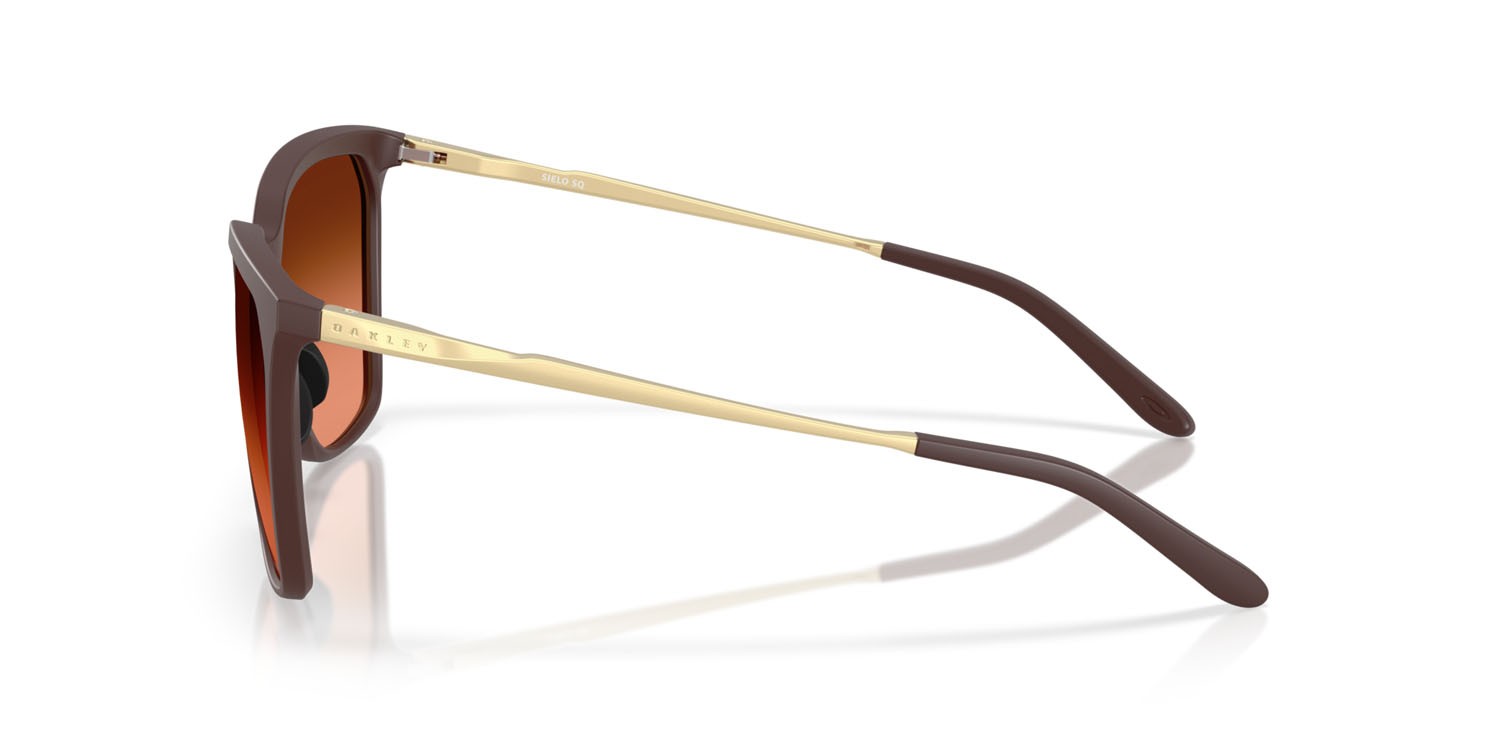 Sonnenbrillen Oakley Sielo SQ OO 9480 (948002) farbe grenache opaco form rechteckig gläser prizm marrone sfumato