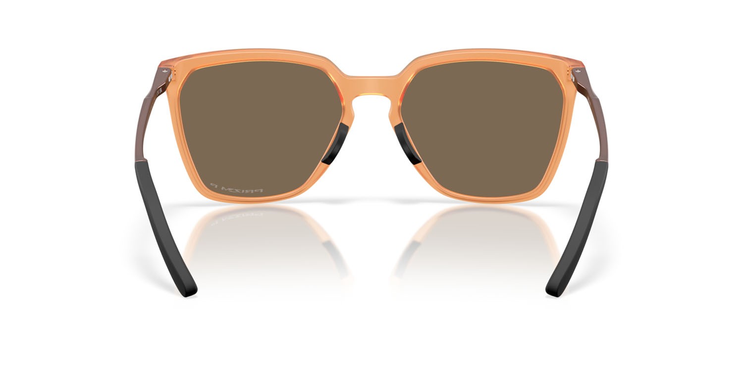 Sonnenbrillen Oakley Sielo SQ OO 9480 (948004) farbe matte transparent ginger form rechteckig gläser prizm rose gold polarized