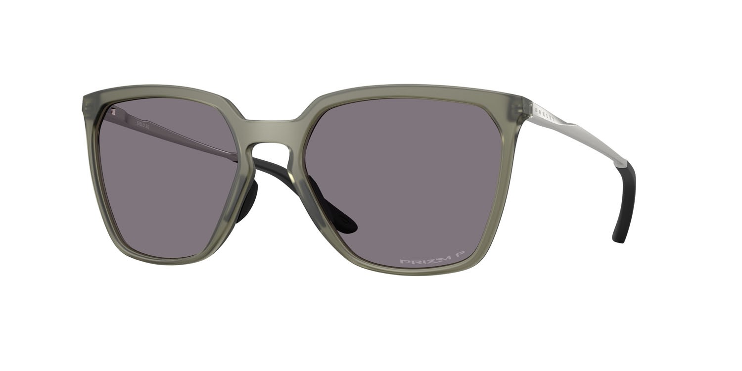 Sonnenbrillen Oakley Sielo SQ OO 9480 (948010) farbe olive ink opaco form rechteckig gläser prizm grey polarized