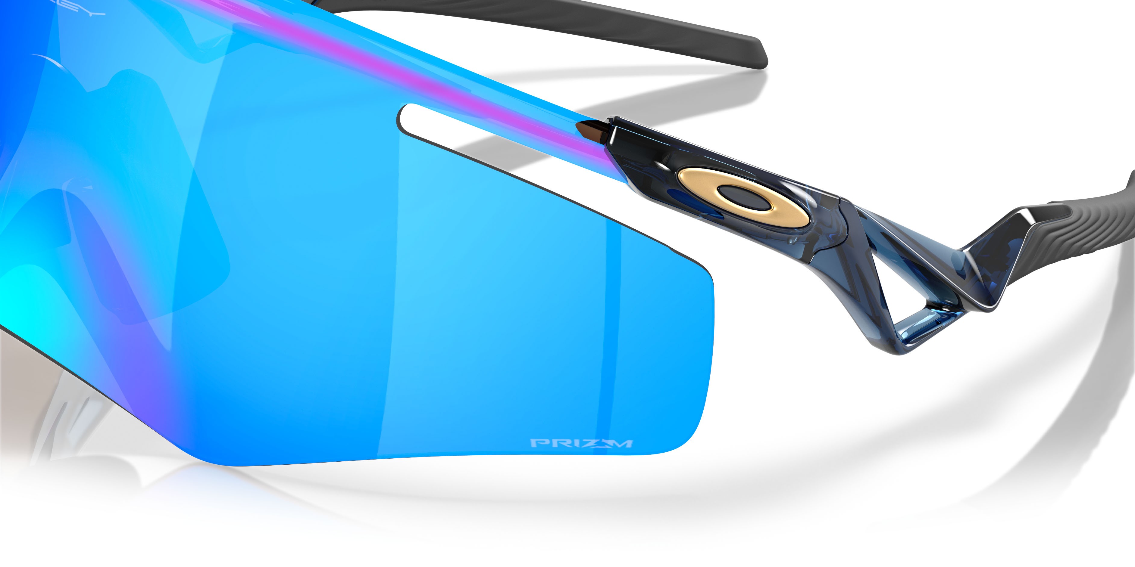 Sonnenbrillen Oakley Qntm Kato OO 9481D (948102) farbe stonewash trasparente form rechteckig gläser prizm sapphire