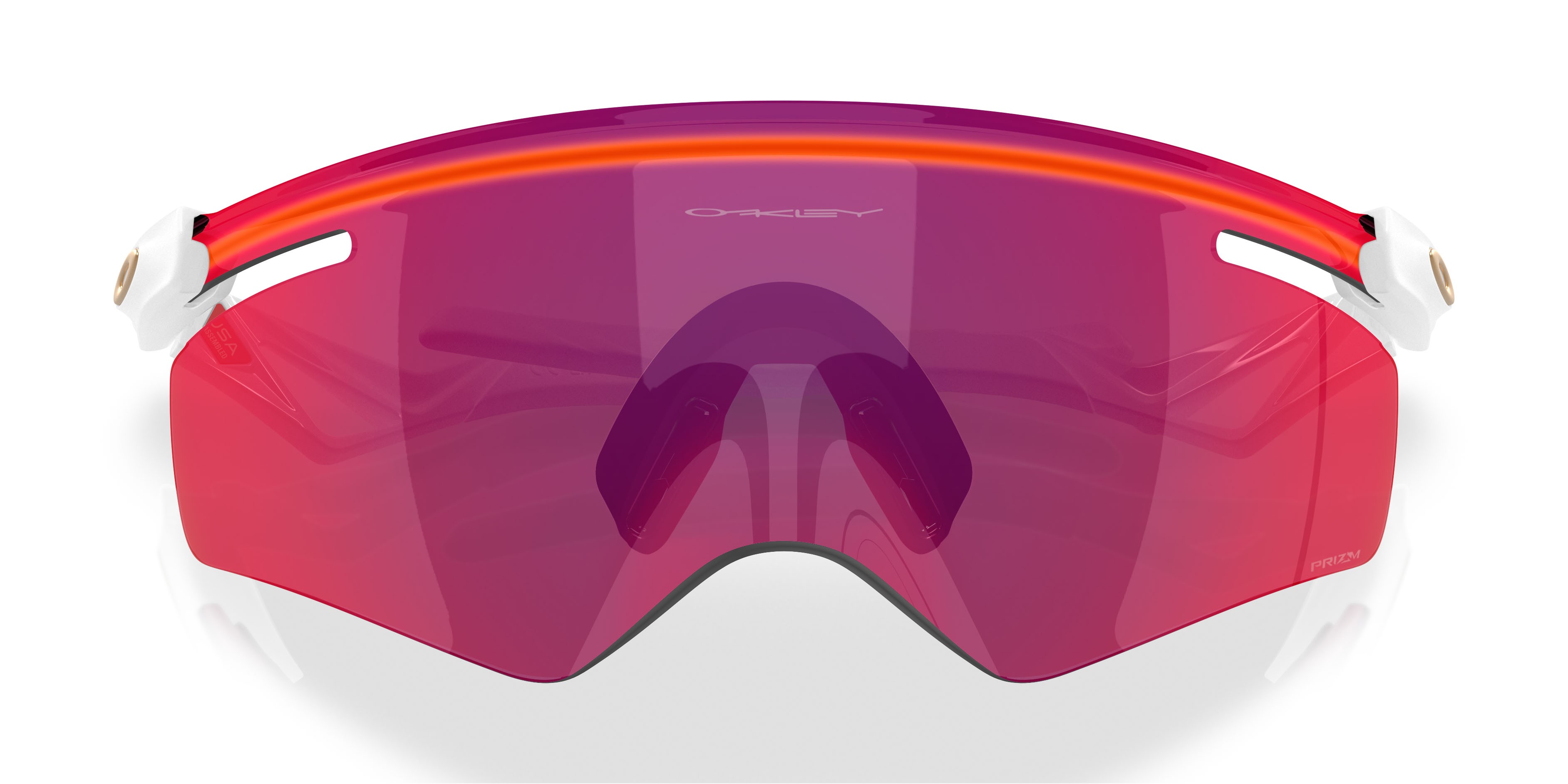 Sonnenbrillen Oakley Qntm Kato OO 9481D (948103) farbe bianco form rechteckig gläser prizm road