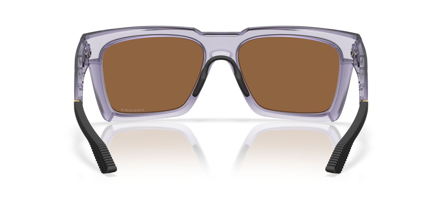 Occhiali da sole Oakley Enigma Ink OO 9485 (948506) colore lilla opaco traslucido forma quadrato lenti prizm bronze