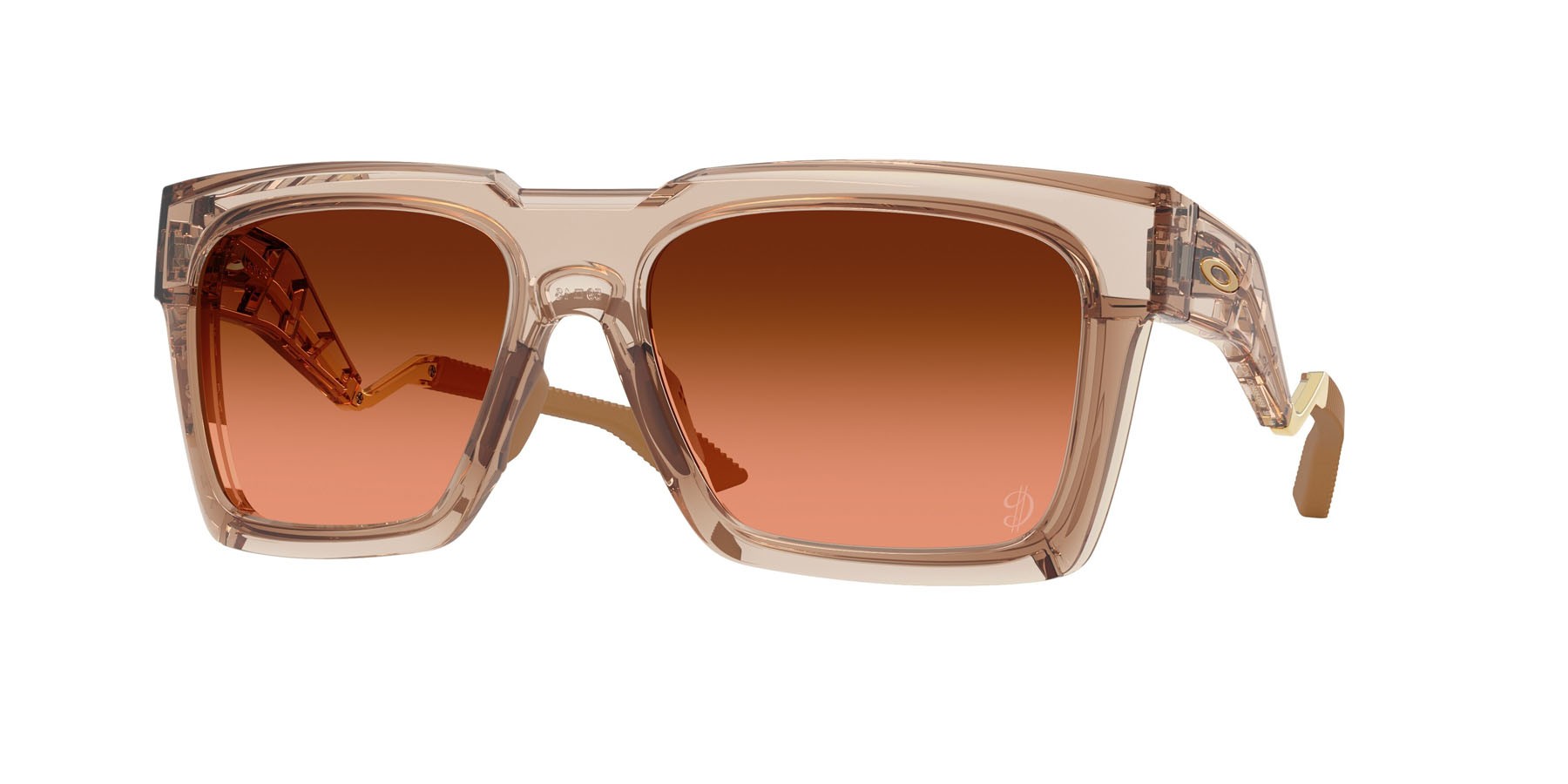 Sonnenbrillen Oakley Enigma Ink OO 9485 (948507) farbe transparent warm brown form quadratisch gläser prizm marrone sfumato