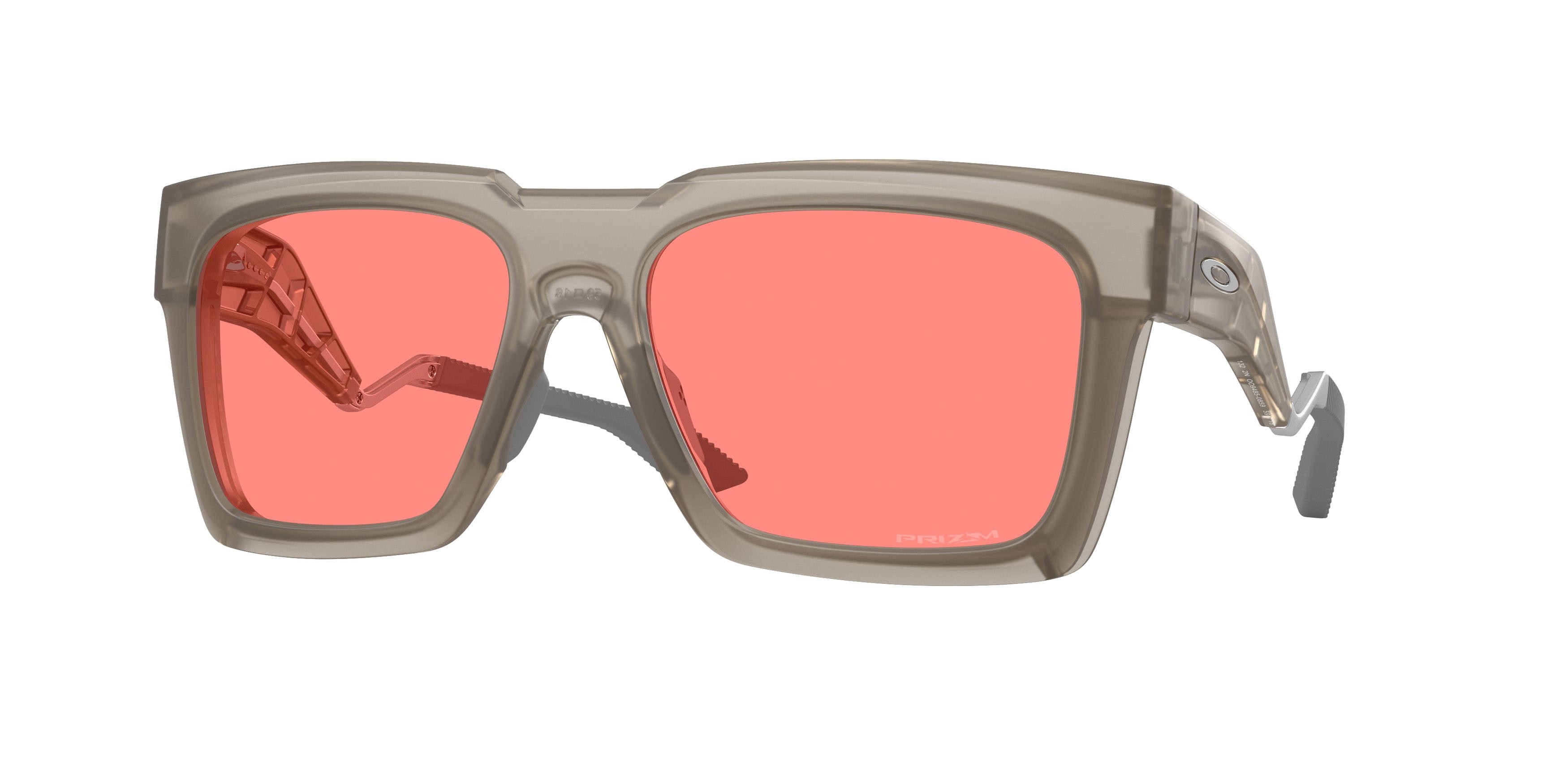 Occhiali da sole Oakley Enigma Ink OO 9485 (948508) colore sabbia trasparente forma quadrato lenti prizm peach