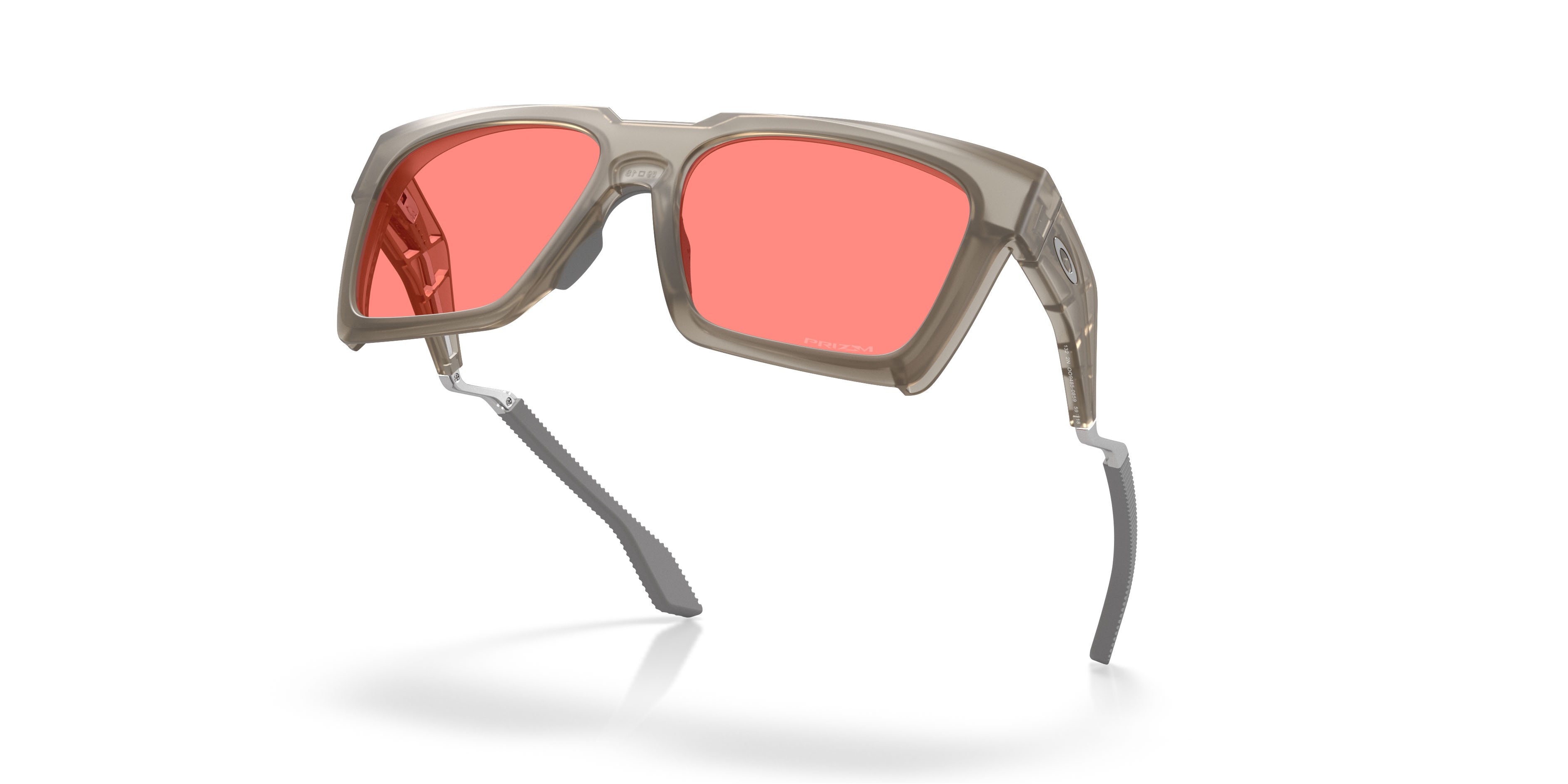 Occhiali da sole Oakley Enigma Ink OO 9485 (948508) colore sabbia trasparente forma quadrato lenti prizm peach