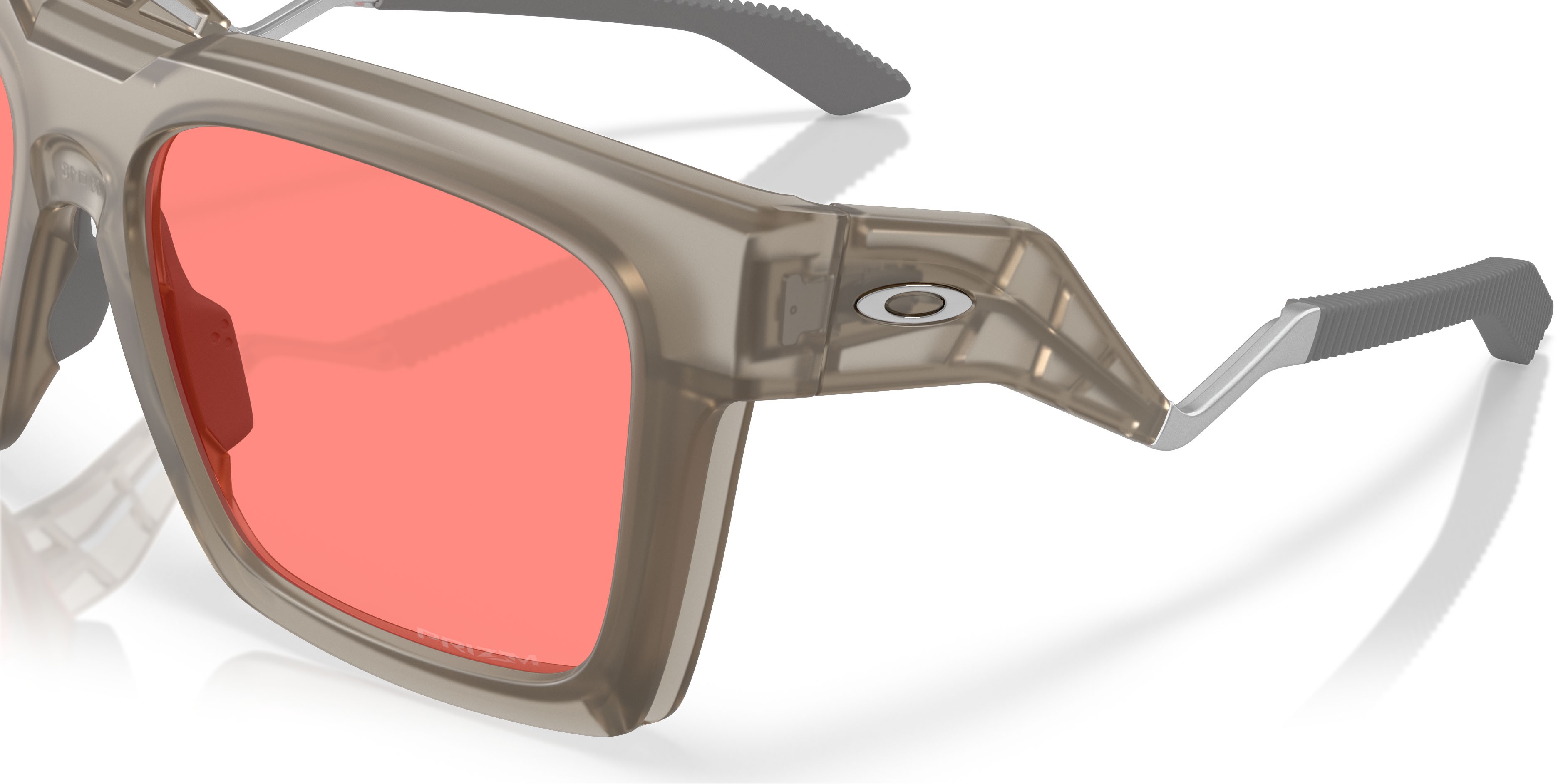 Occhiali da sole Oakley Enigma Ink OO 9485 (948508) colore sabbia trasparente forma quadrato lenti prizm peach