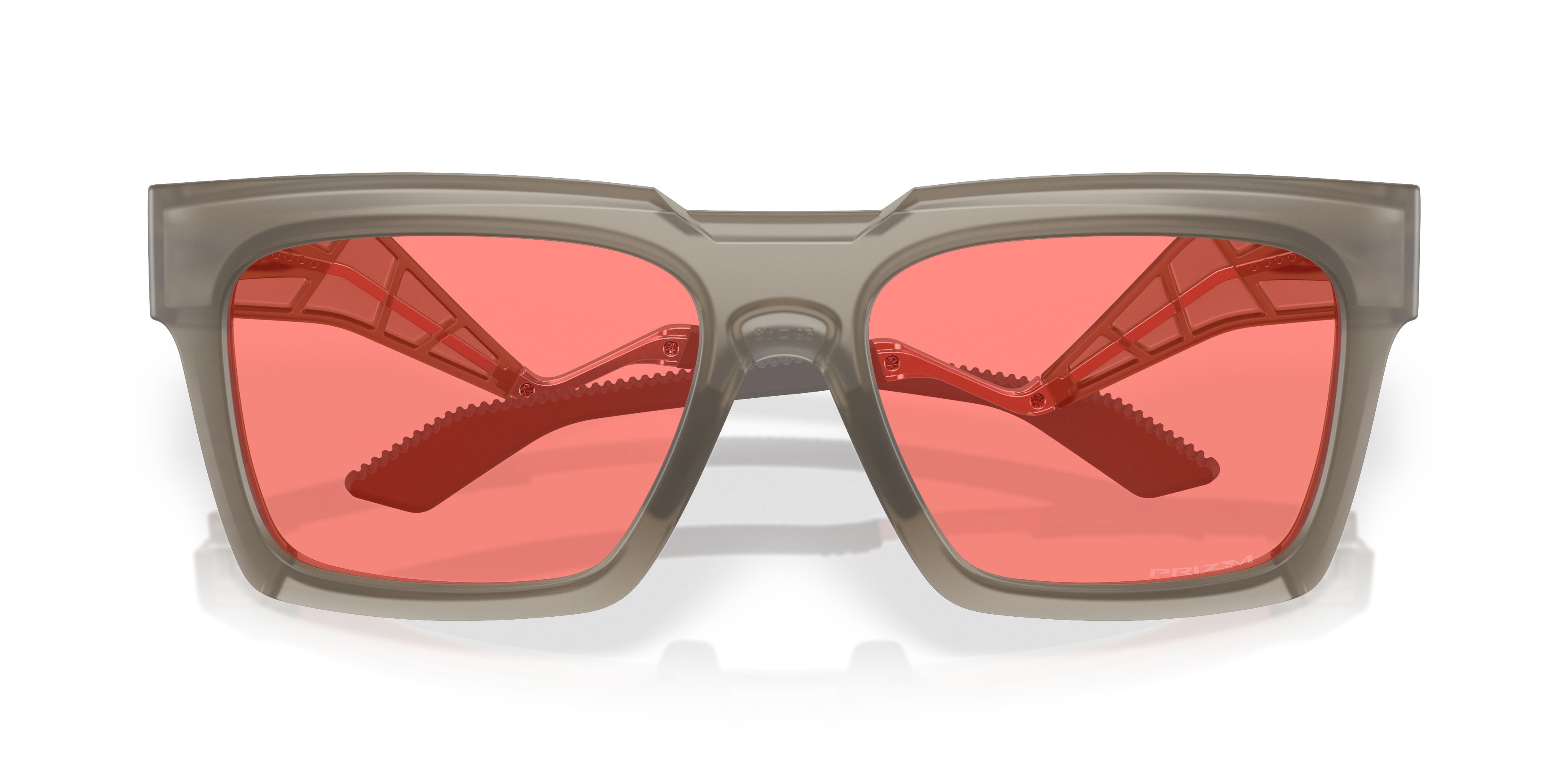 Occhiali da sole Oakley Enigma Ink OO 9485 (948508) colore sabbia trasparente forma quadrato lenti prizm peach