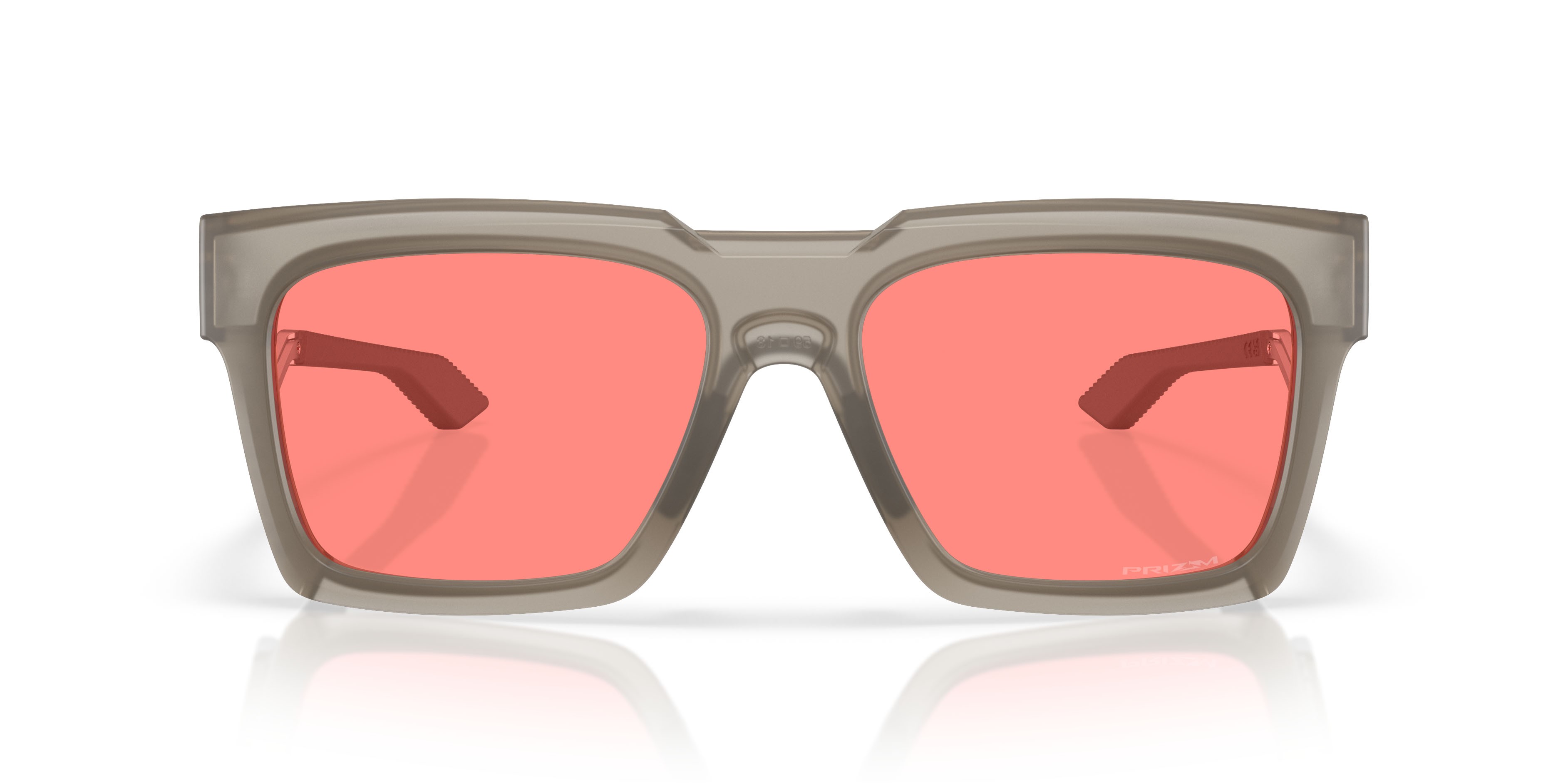 Occhiali da sole Oakley Enigma Ink OO 9485 (948508) colore sabbia trasparente forma quadrato lenti prizm peach
