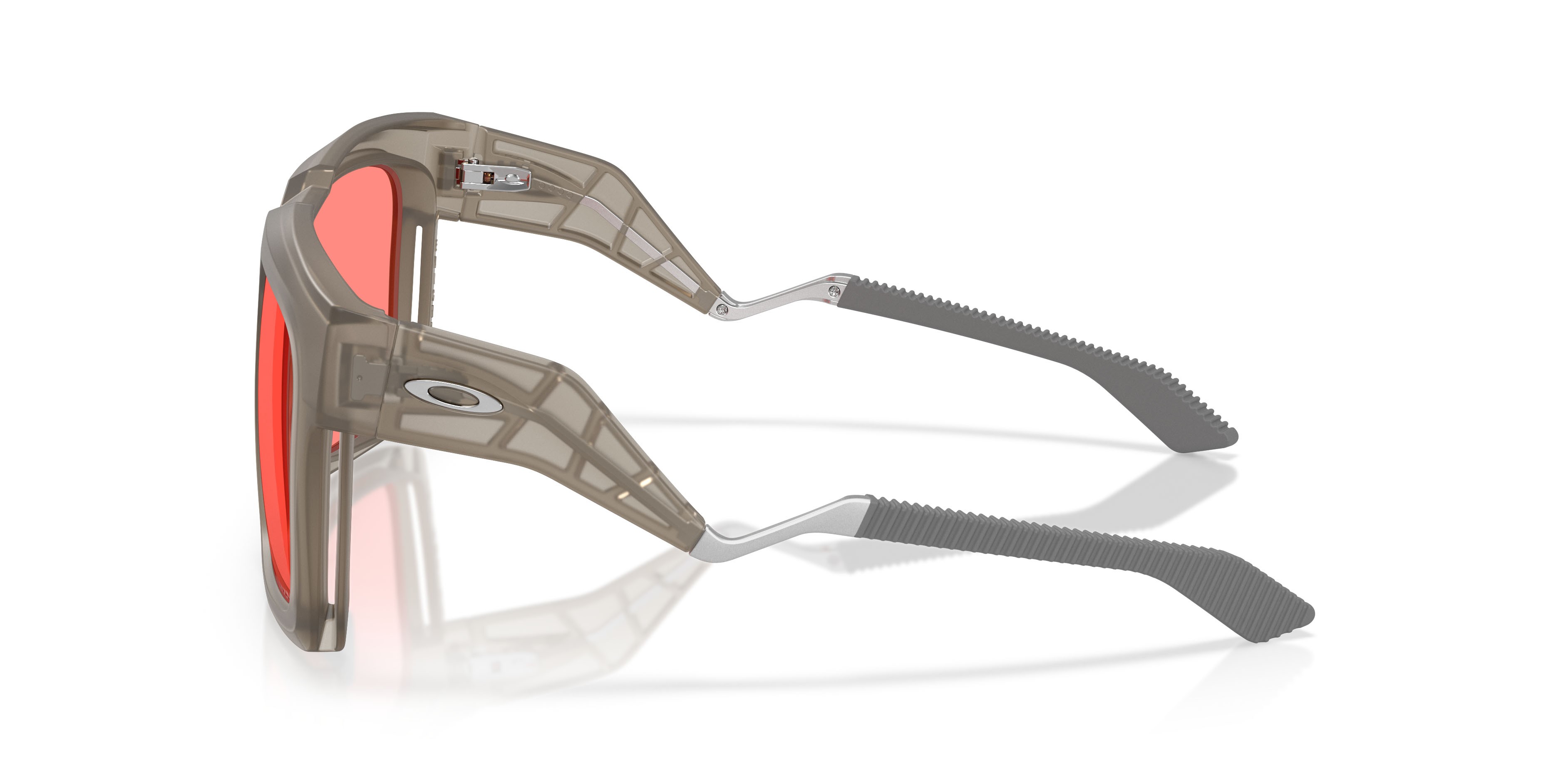Occhiali da sole Oakley Enigma Ink OO 9485 (948508) colore sabbia trasparente forma quadrato lenti prizm peach