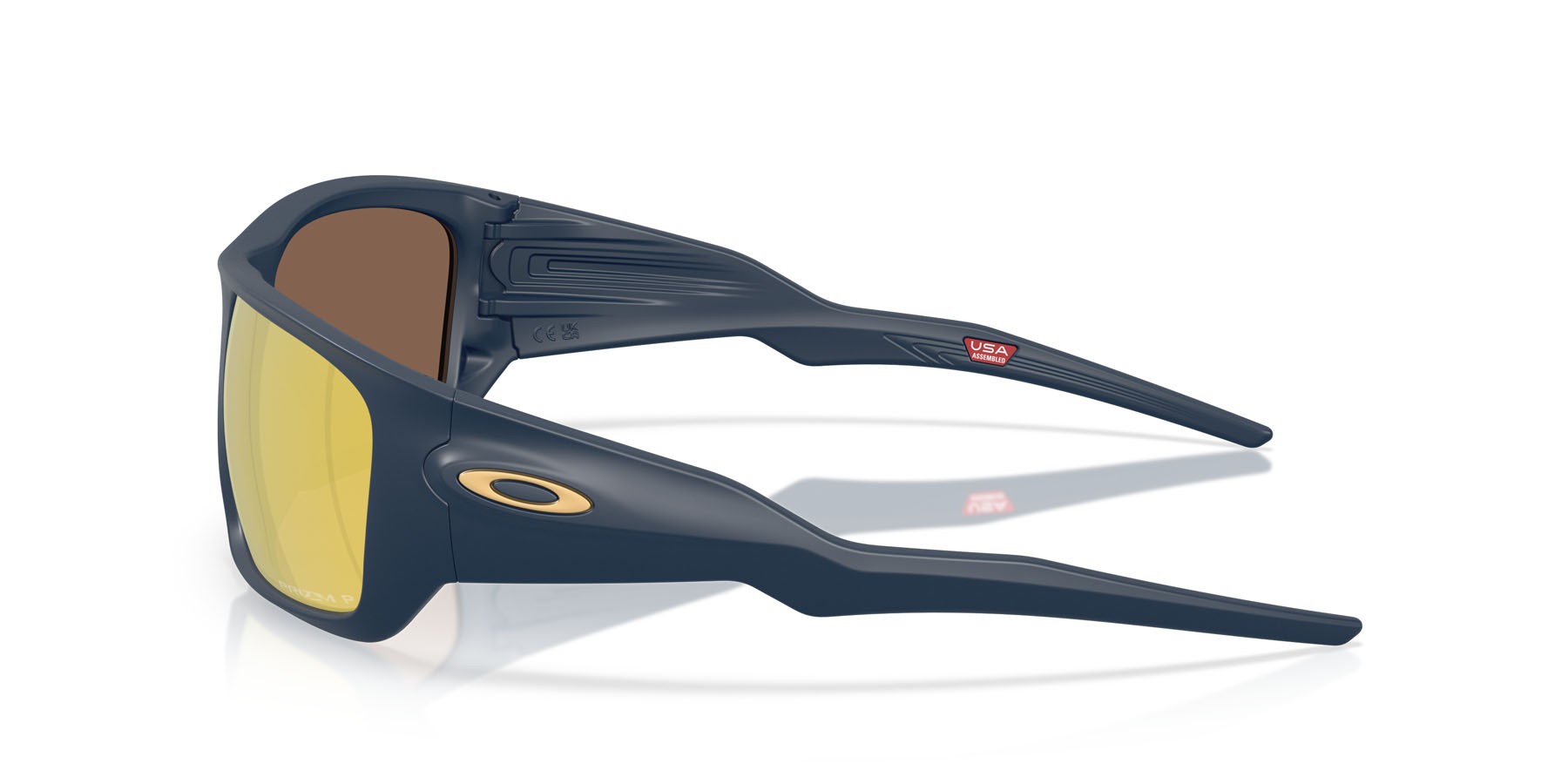 Sonnenbrillen Oakley Masseter OO 9486 (948609) farbe blu abisso opaco form rechteckig gläser prizm 24k polarized