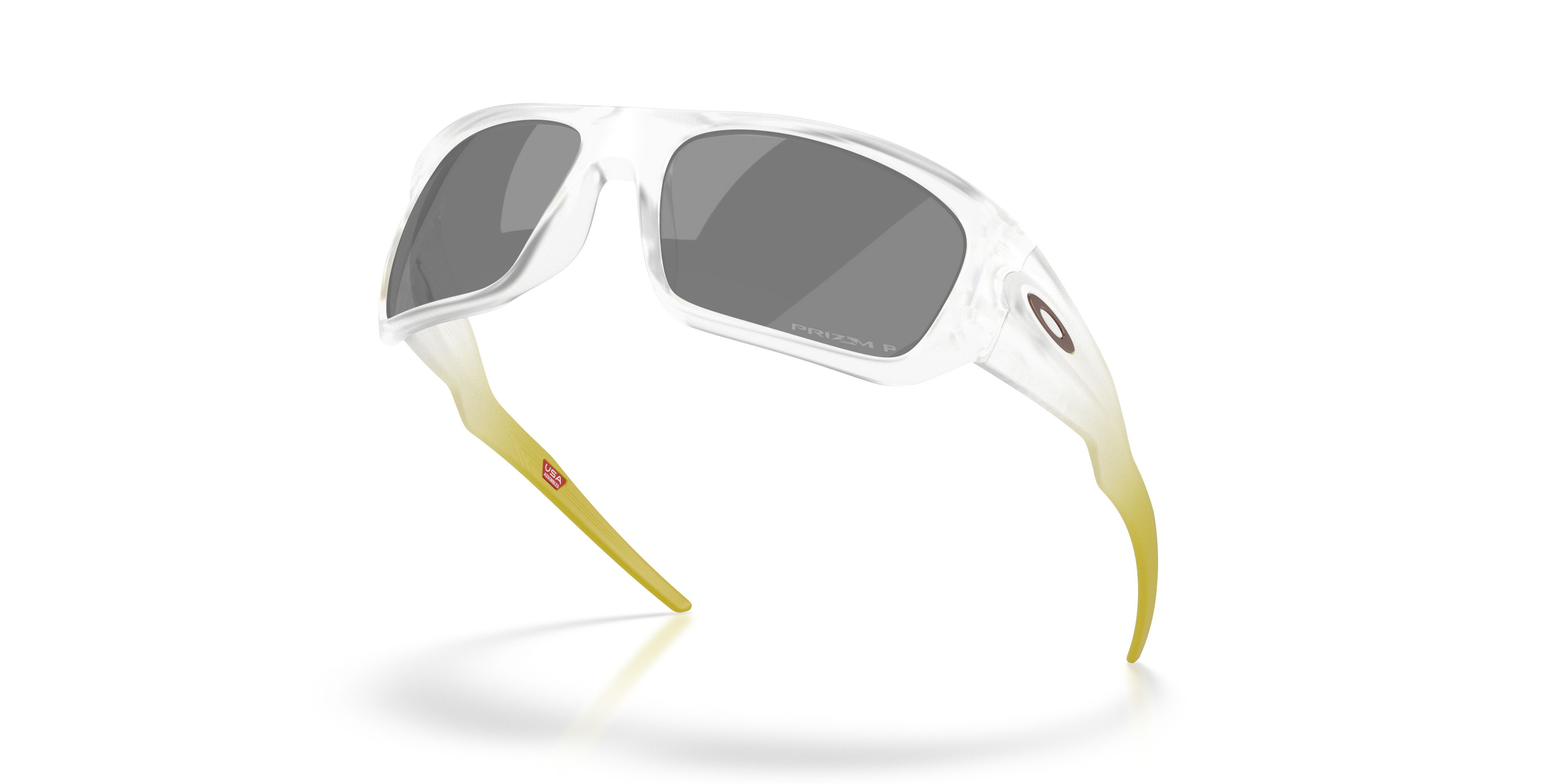Sonnenbrillen Oakley Masseter OO 9486 (948615) farbe trasparente form rechteckig gläser prizm black polarized